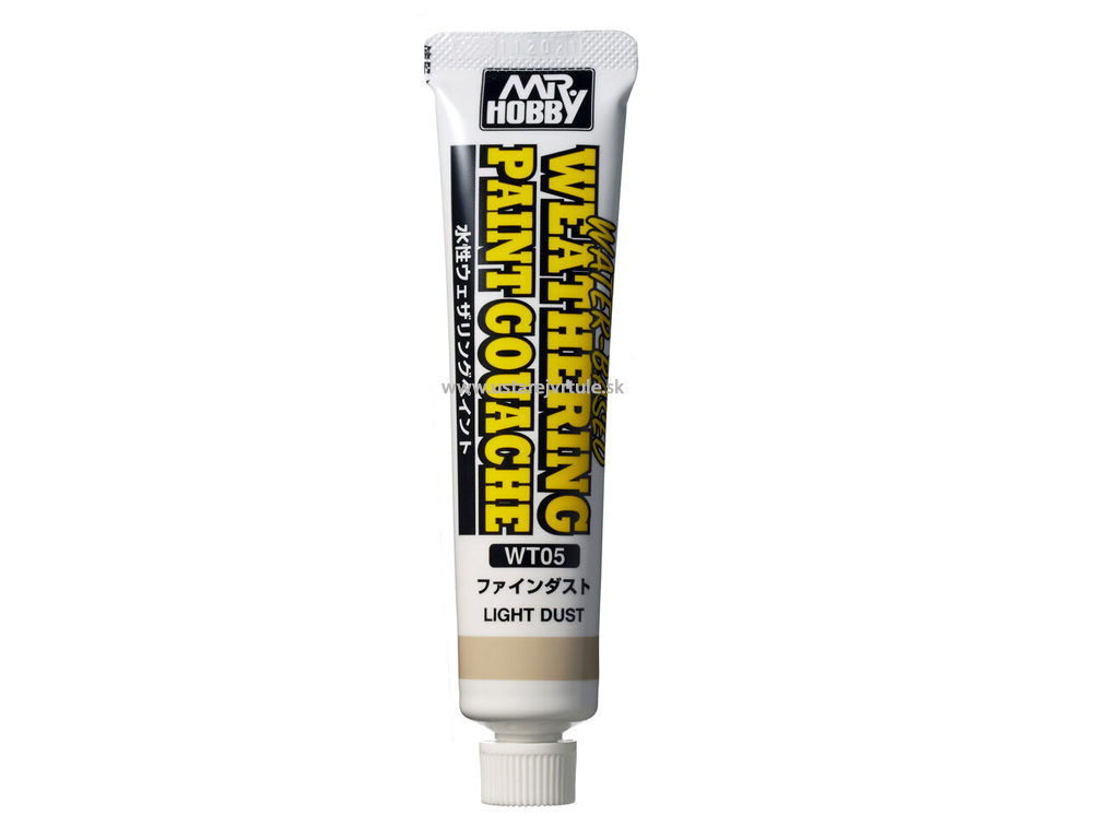 Mr.Hobby Water-based Weathering Paint Gouache LIGHT DUST (20ml)