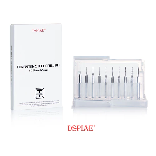 DSPIAE 0.3-1.2 Tungsten Steel Drill Bit