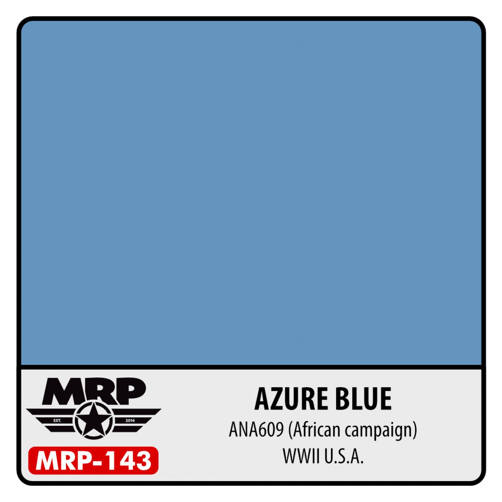 MRP-143 AZURE BLUE ANA 609 (African Campaign WWII USA)