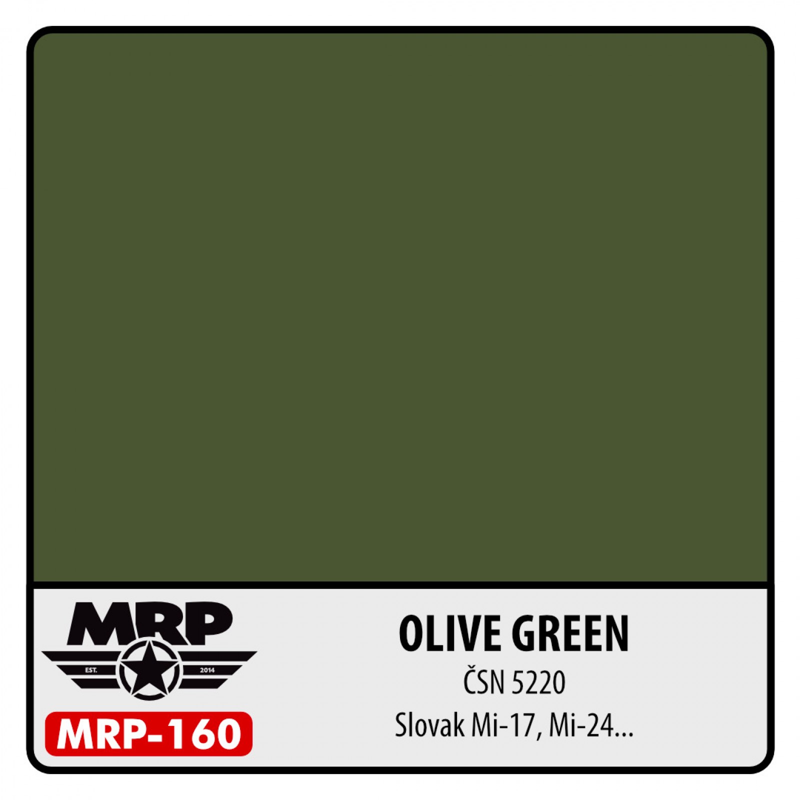 MRP-160 OLIVE GREEN ČSN 5220 (Slovak Mi-17, Mi-24)