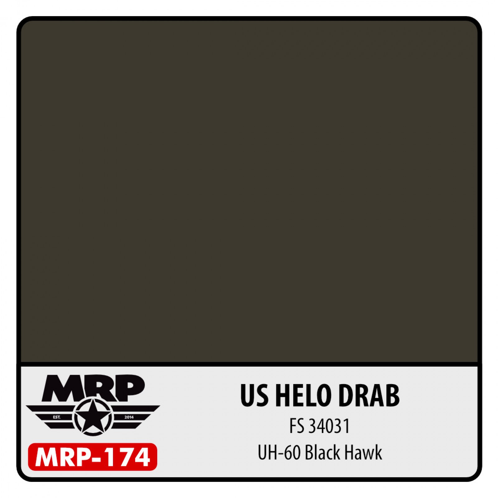 MRP-174 US HELO DRAB FS 34031 (UH-60 Black Hawk)