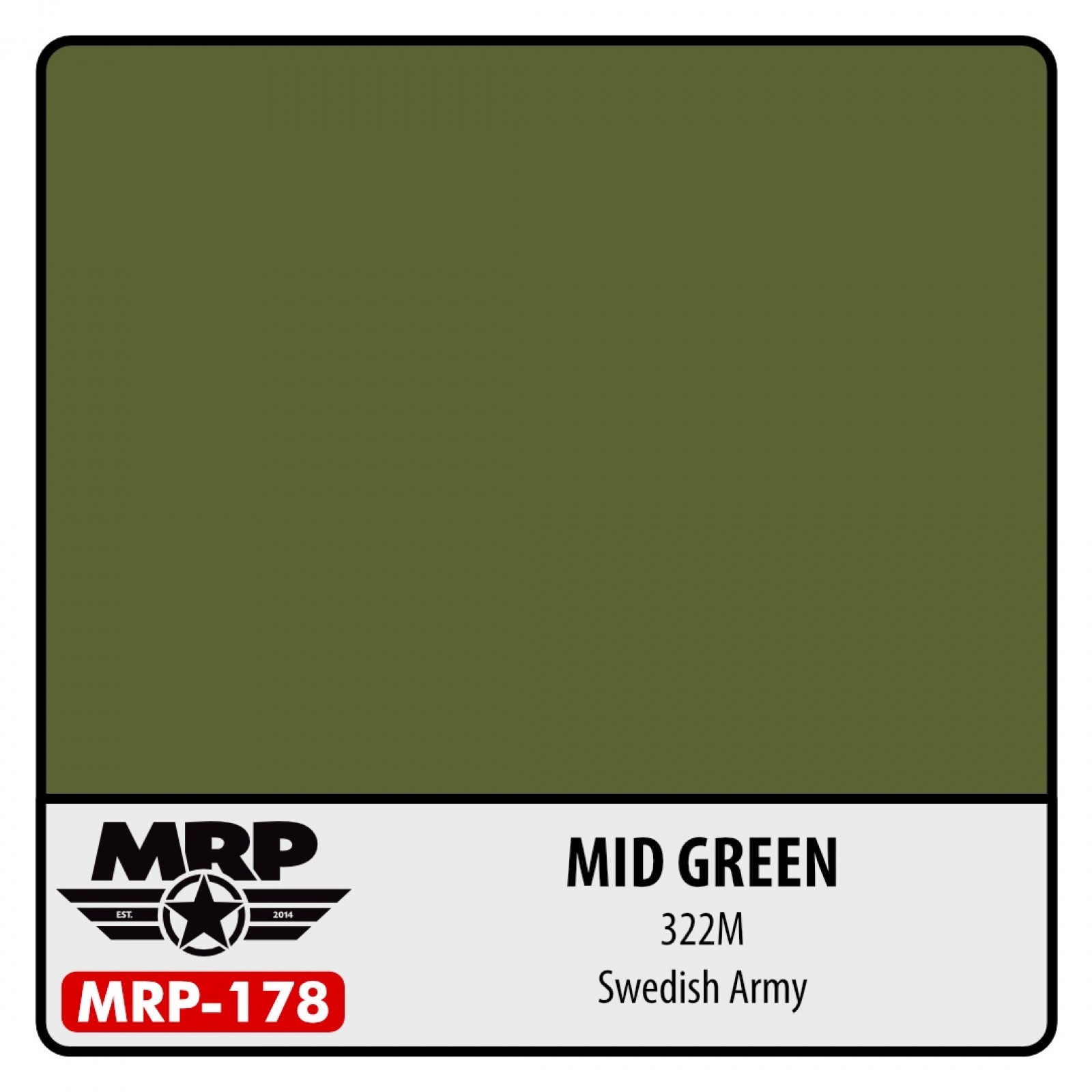 MRP-178 MID GREEN 322M (Swedish Army)