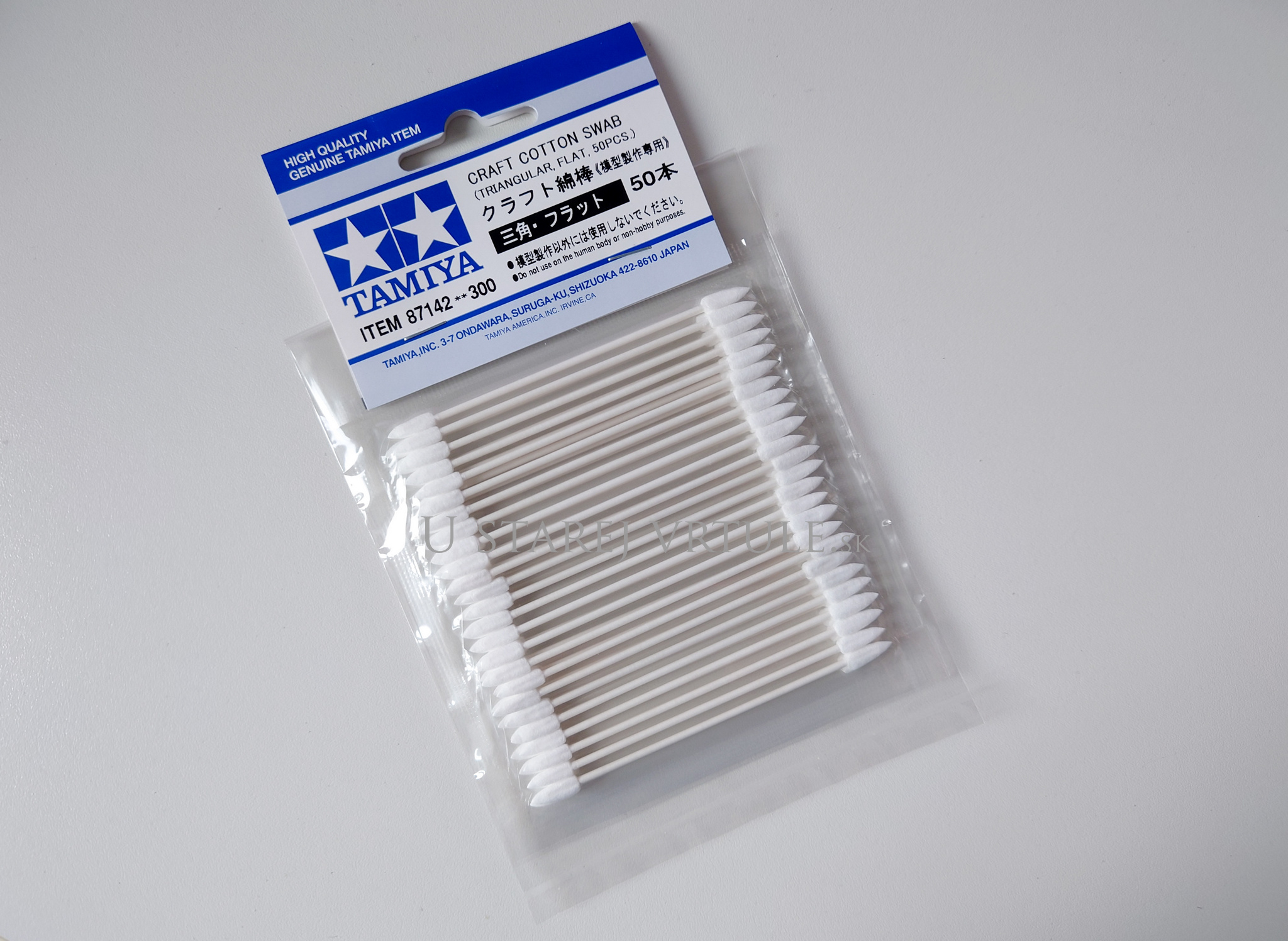 CRAFT COTTON SWAB (TRIANGULAR, FLAT, 50PCS.)