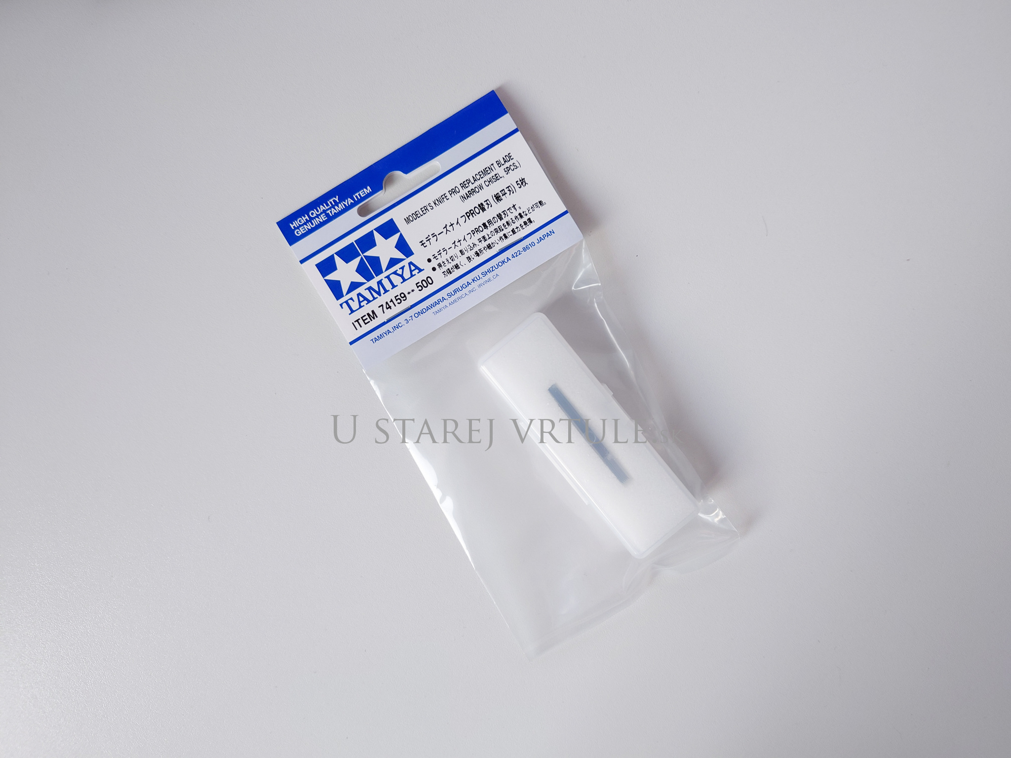 MODELER'S KNIFE PRO REPLACEMENT BLADE (NARROW CHISEL, 5PCS.)