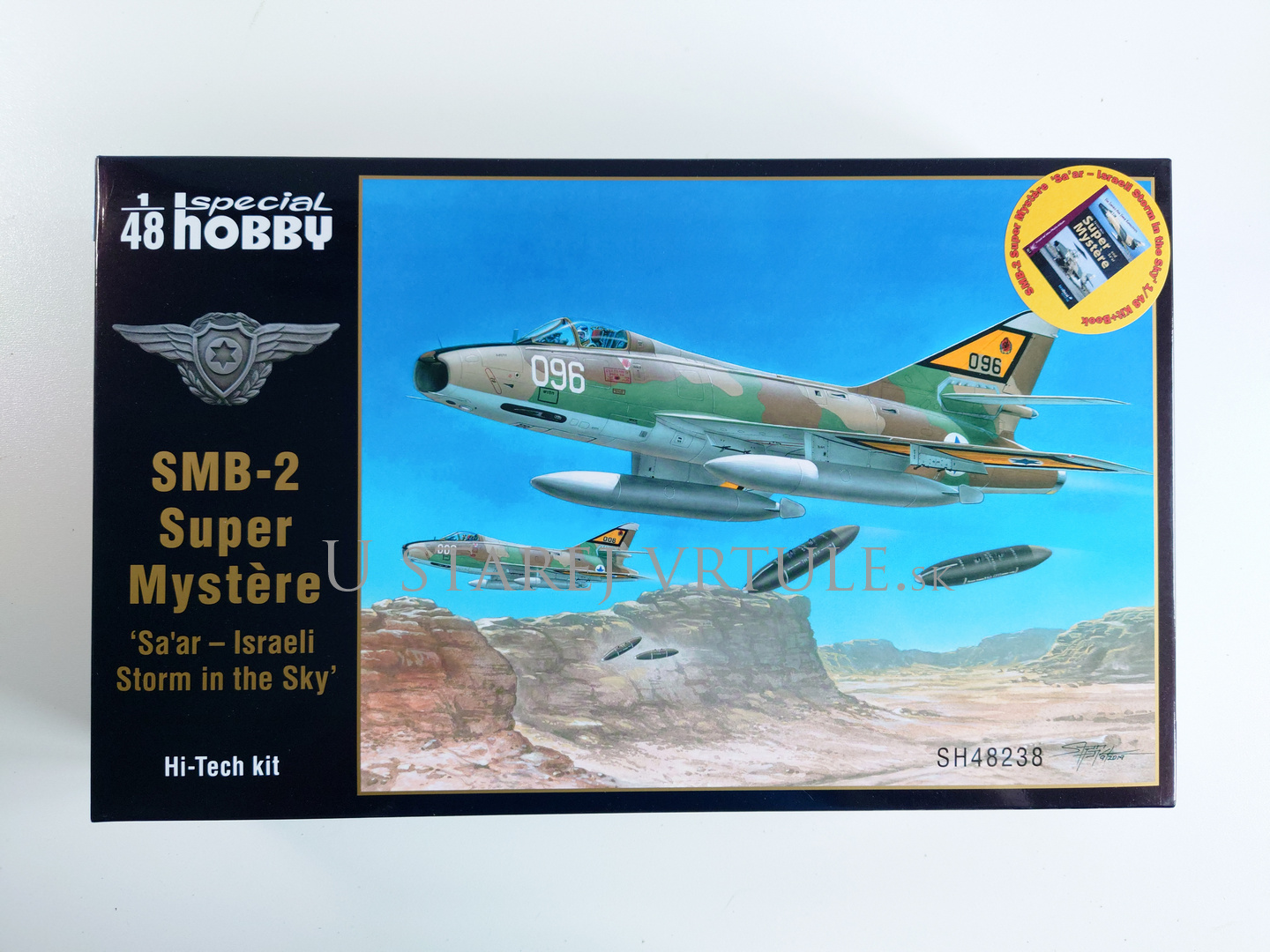 SMB-2 Super Mystère 'Sa'ar - Israeli Storm in the Sky' Hi-Tech Kit 1/48 + Book