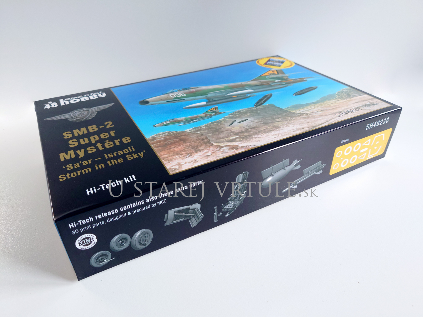 SMB-2 Super Mystère 'Sa'ar - Israeli Storm in the Sky' Hi-Tech Kit 1/48 + Book