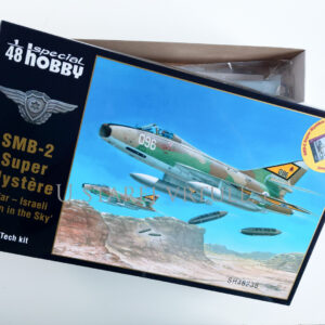 SMB-2 Super Mystère 'Sa'ar - Israeli Storm in the Sky' Hi-Tech Kit 1/48 + Book – Obrázok 1