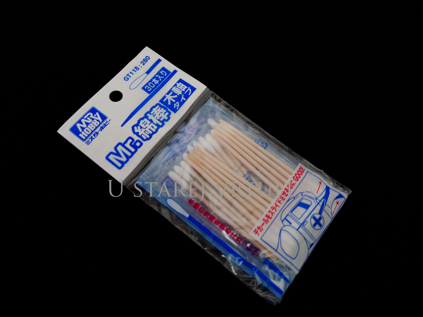 Cotton Swab Wooden Stem Type (30pcs)