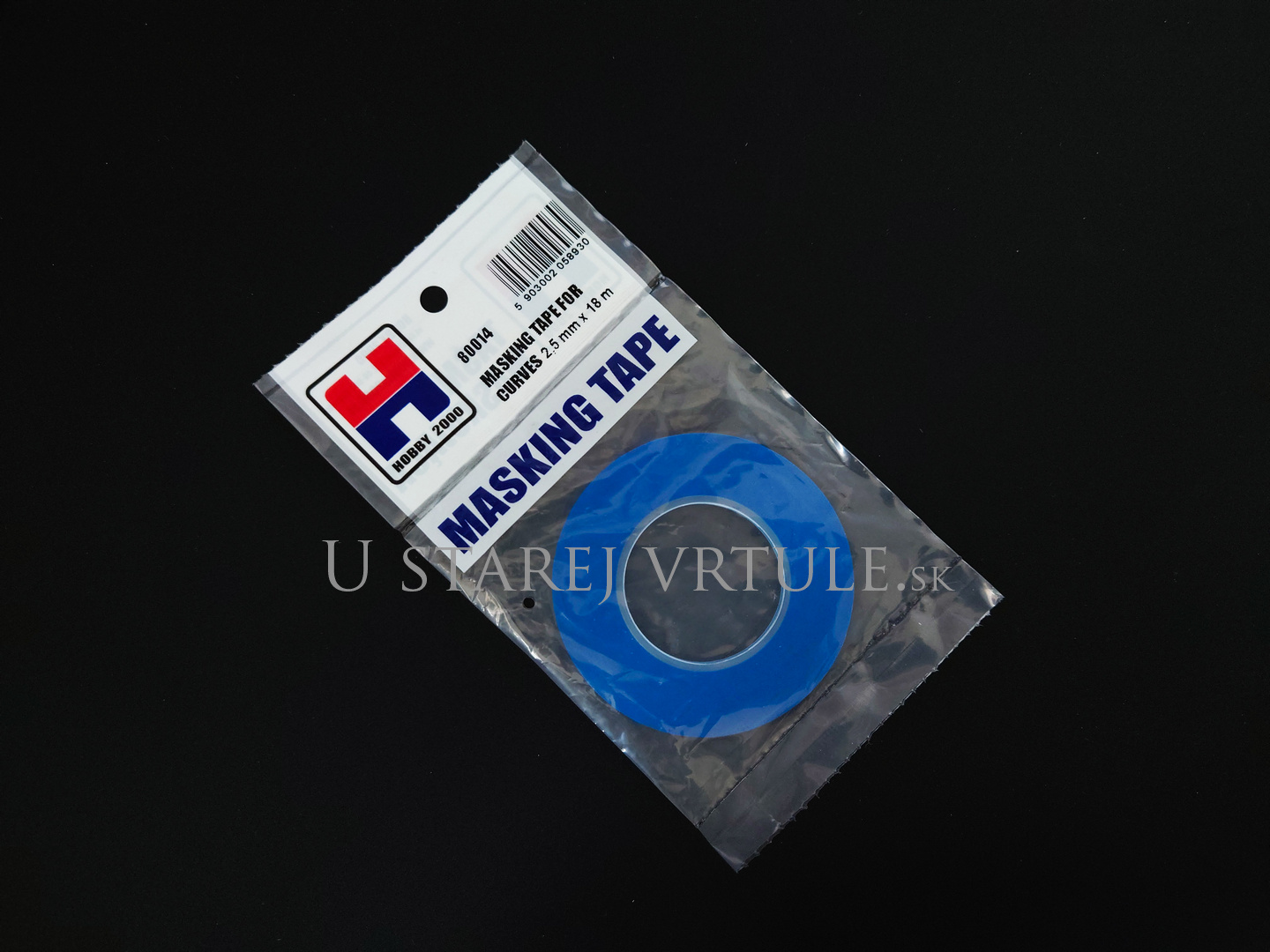 Hobby 2000 80014 Masking Tape For Curves 2,5mm x 18m