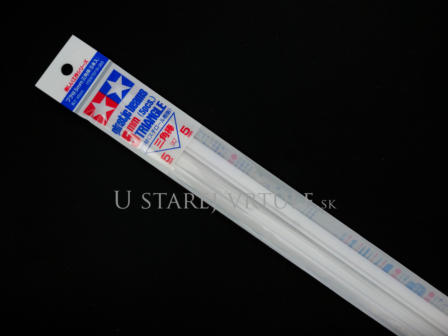 Plastic Beams 5mm SQUARE (5pcs.)