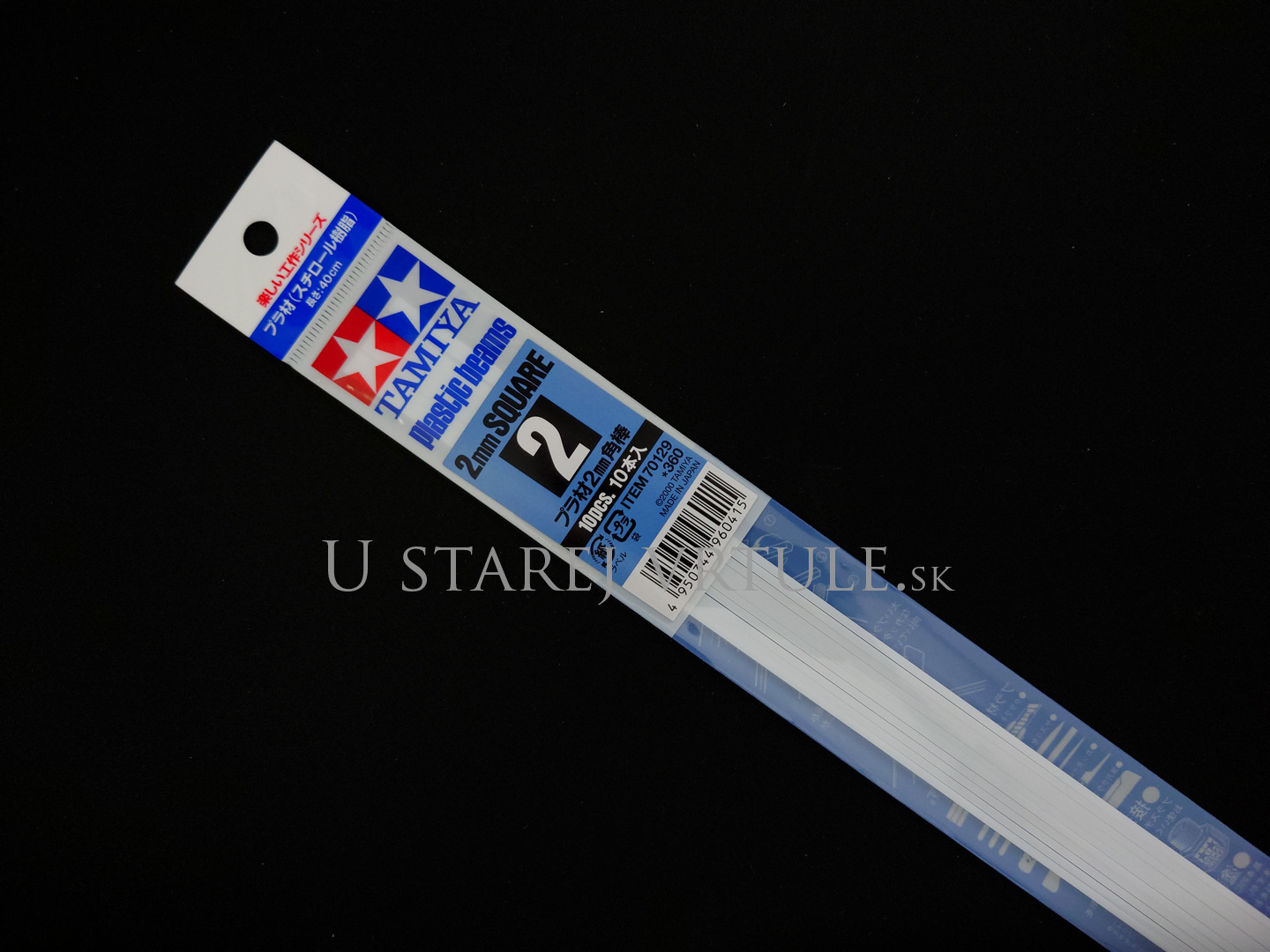 Plastic Beams 2mm SQUARE (10pcs.)