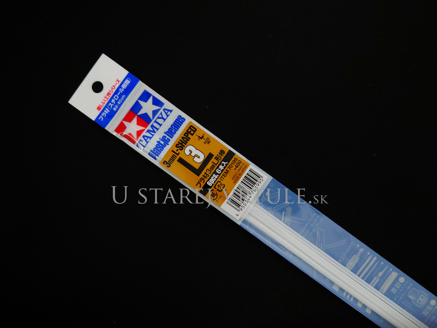 Plastic Beams 3mm L-SHAPED (6pcs.)