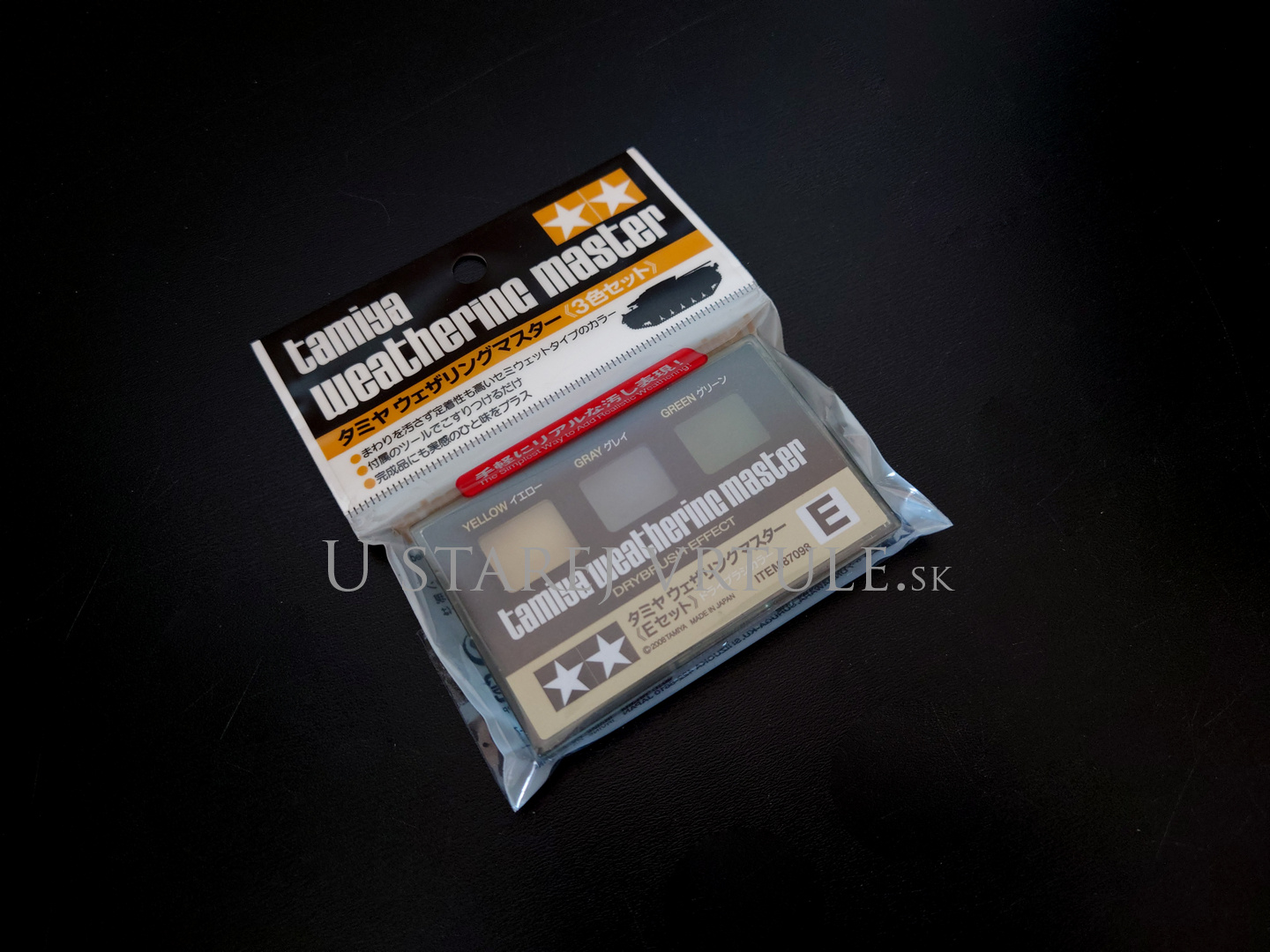 Tamiya Weathering Master Set E (DRYBRUSH EFFECT YELLOW/GRAY/GREEN) – Obrázok 1