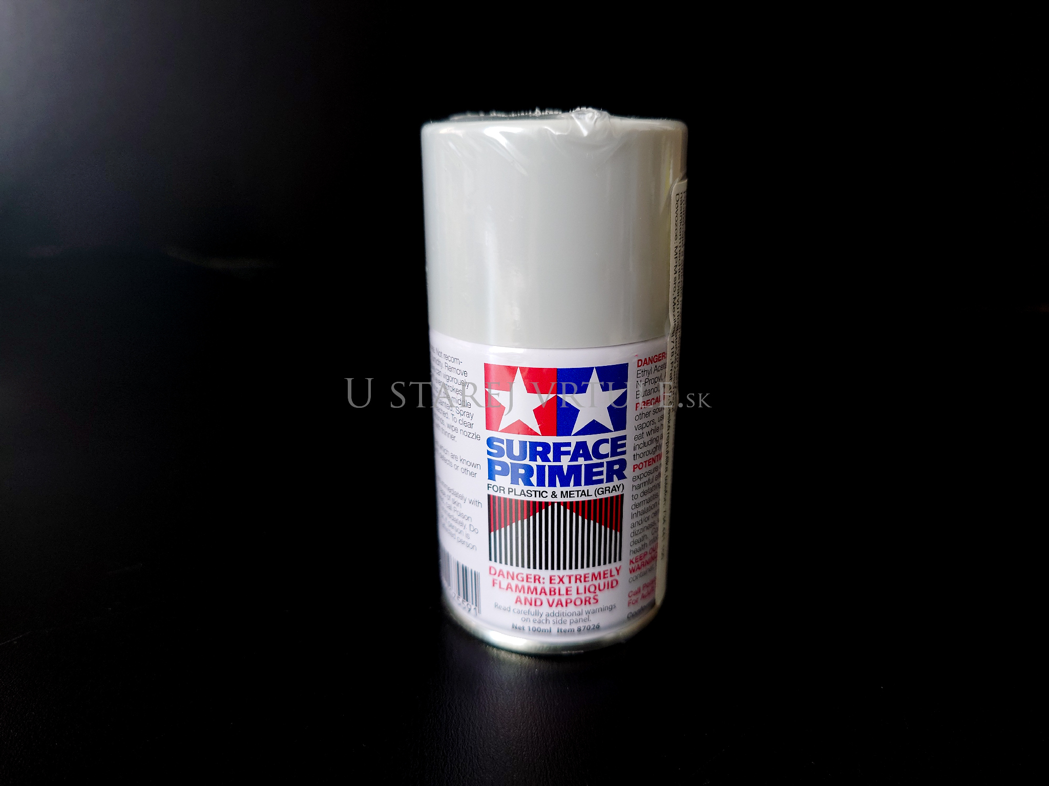 Tamiya Surface Primer for Plastic & Metal - Gray (100ml)