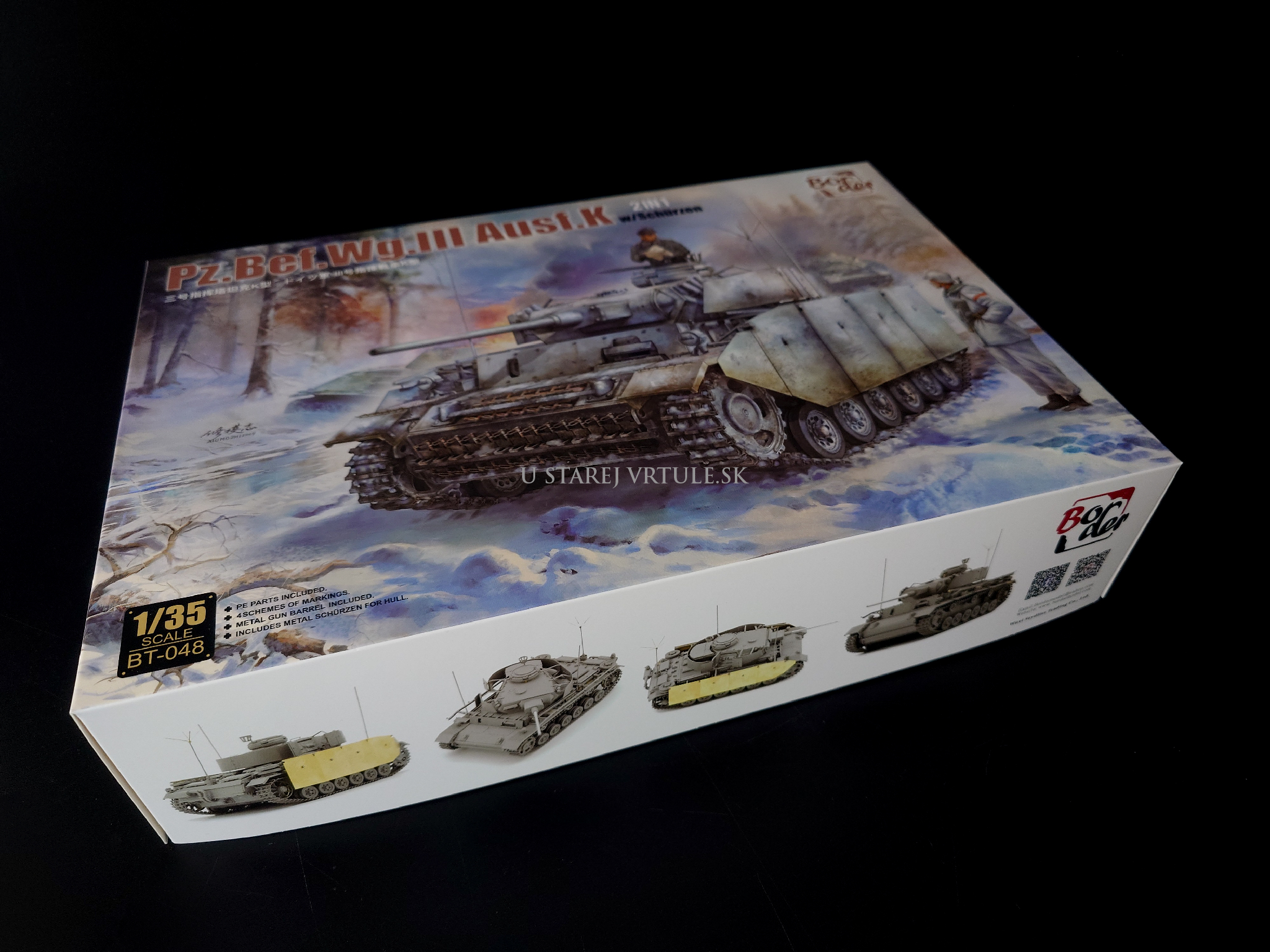 Pz.Bef.Wg.III Ausf.K 2in1 w/Schürzen 1/35