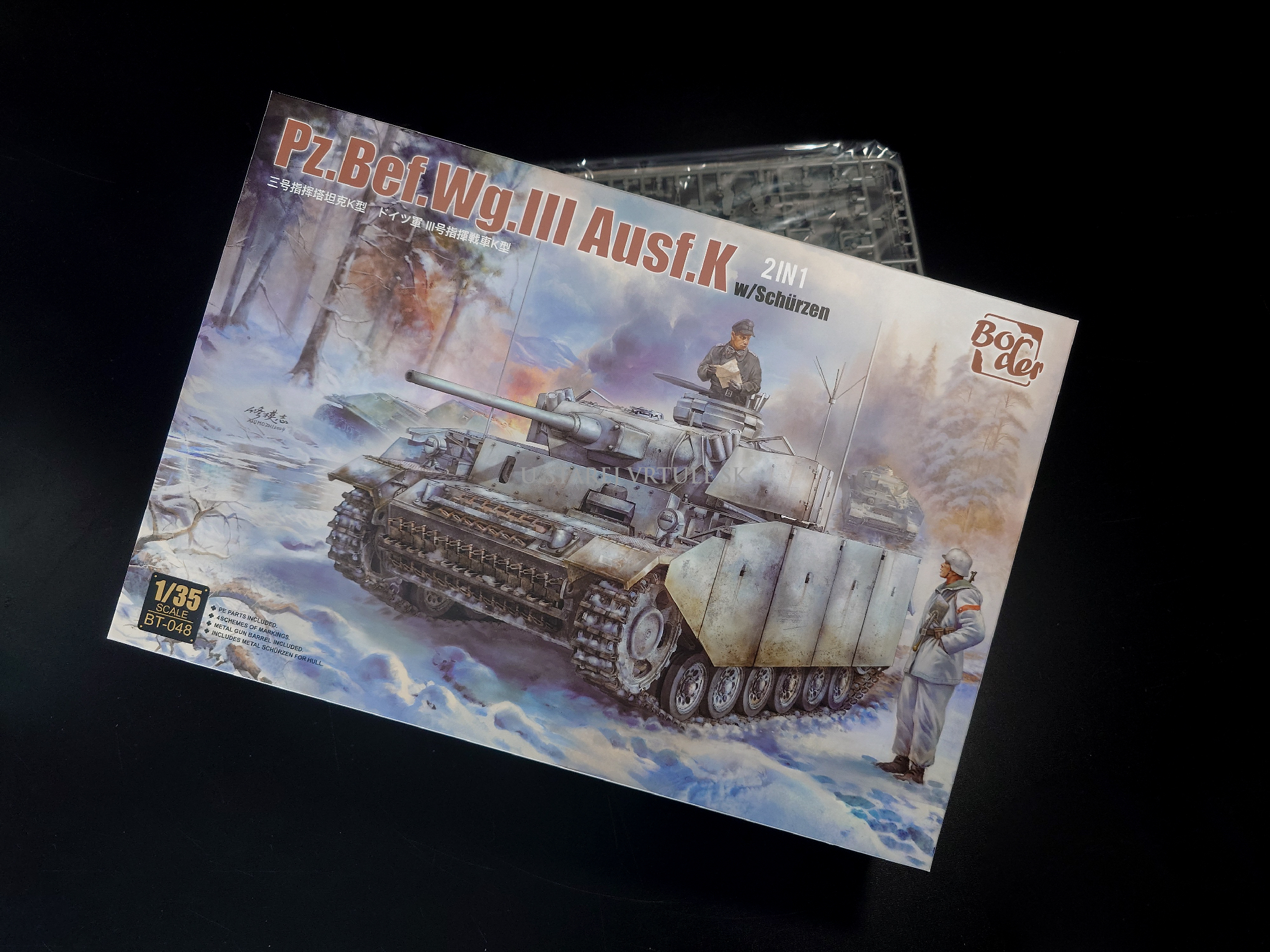 Pz.Bef.Wg.III Ausf.K 2in1 w/Schürzen 1/35