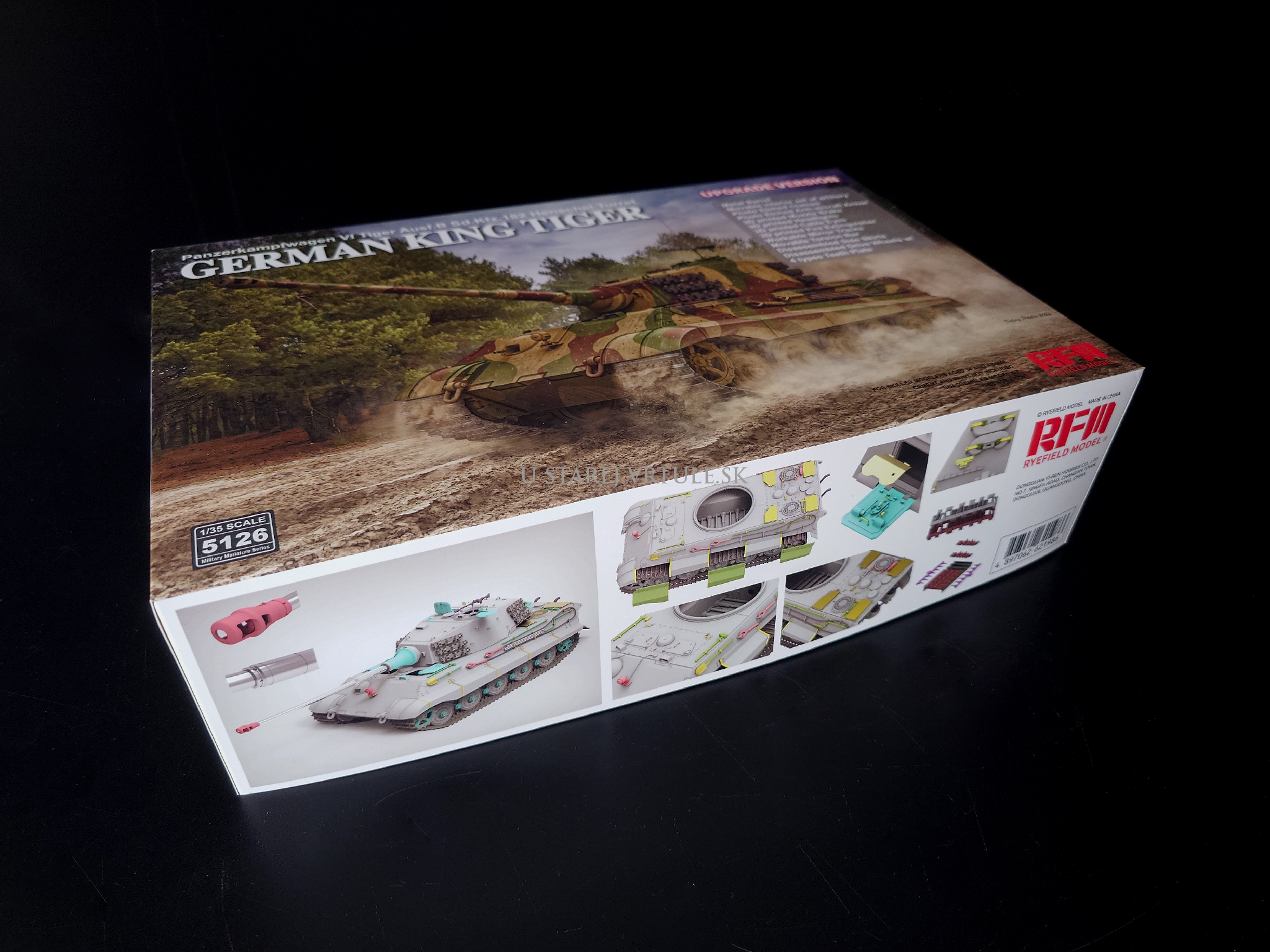 Panzerkampfwagen VI Tiger Ausf.B Henschel Turret German King Tiger UPGRADE VERSION 1/35