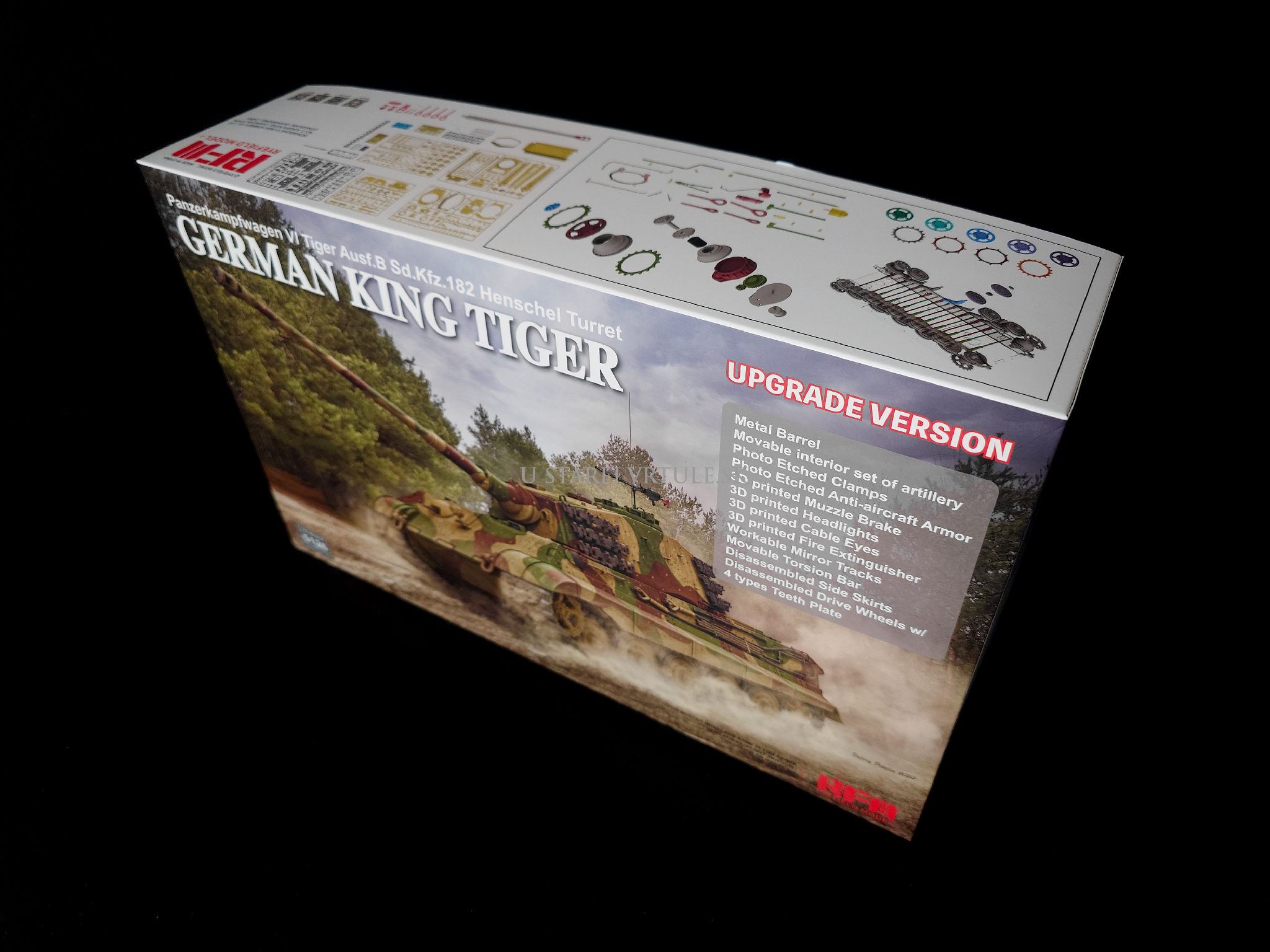 Panzerkampfwagen VI Tiger Ausf.B Henschel Turret German King Tiger UPGRADE VERSION 1/35