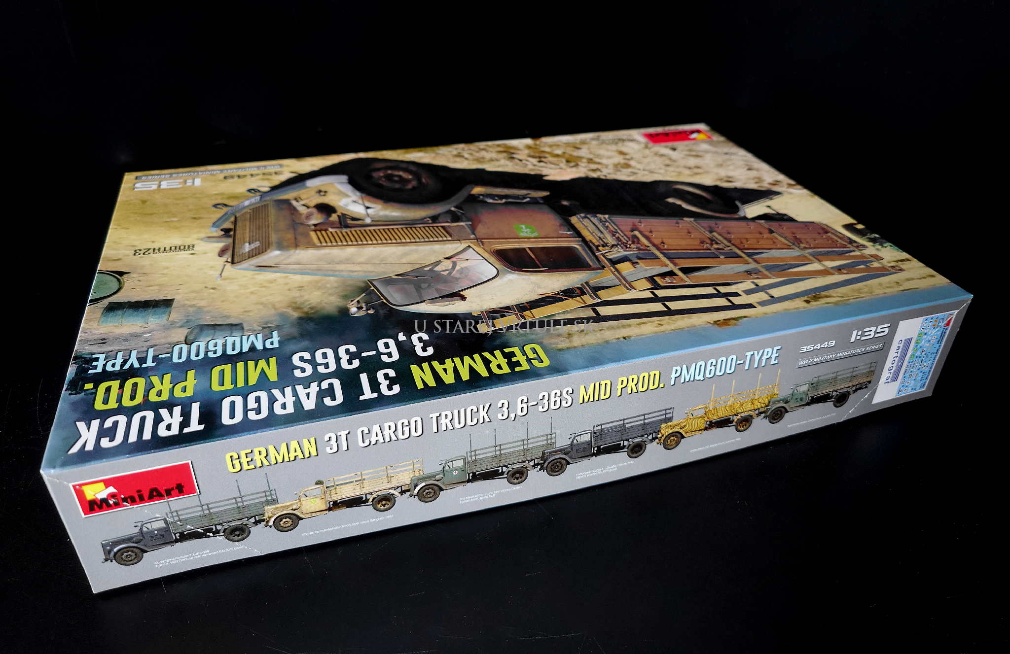 GERMAN 3T CARGO TRUCK 3,6-36S MID PROD. PMQ600-TYPE 1/35