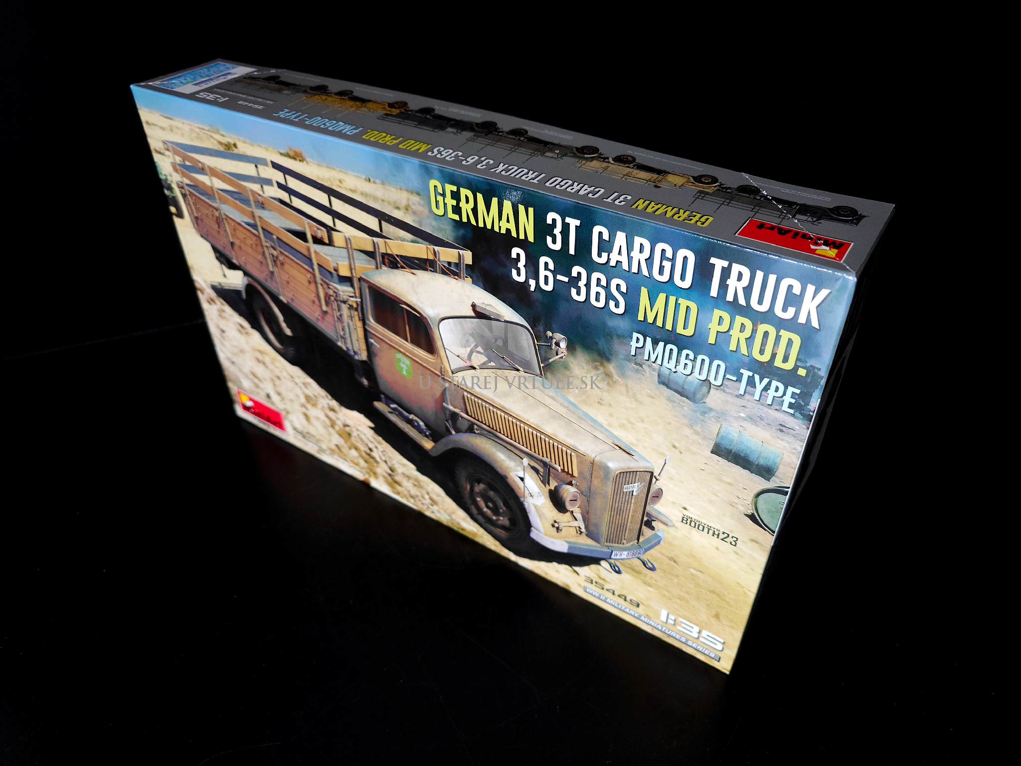 GERMAN 3T CARGO TRUCK 3,6-36S MID PROD. PMQ600-TYPE 1/35