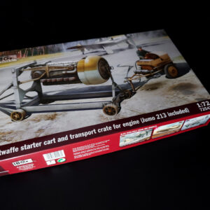 Luftwaffe Starter car & Transport Crate for engine (Jumo 213 included) 1/72 – Obrázok 3