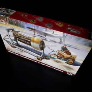 Luftwaffe Starter car & Transport Crate for engine (Jumo 213 included) 1/72 – Obrázok 5