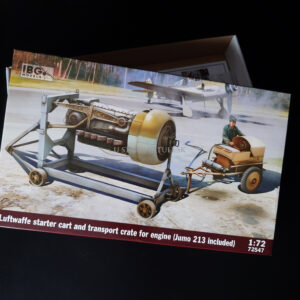 Luftwaffe Starter car & Transport Crate for engine (Jumo 213 included) 1/72 – Obrázok 1