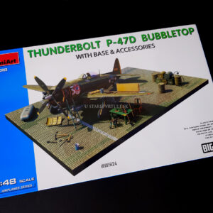 Thunderbolt P-47D Bubbletop WITH BASE & ACCESSORIES BIG SET 1/48 – Obrázok 2