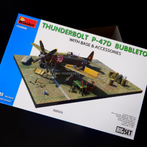 Thunderbolt P-47D Bubbletop WITH BASE & ACCESSORIES BIG SET 1/48 – Obrázok 1