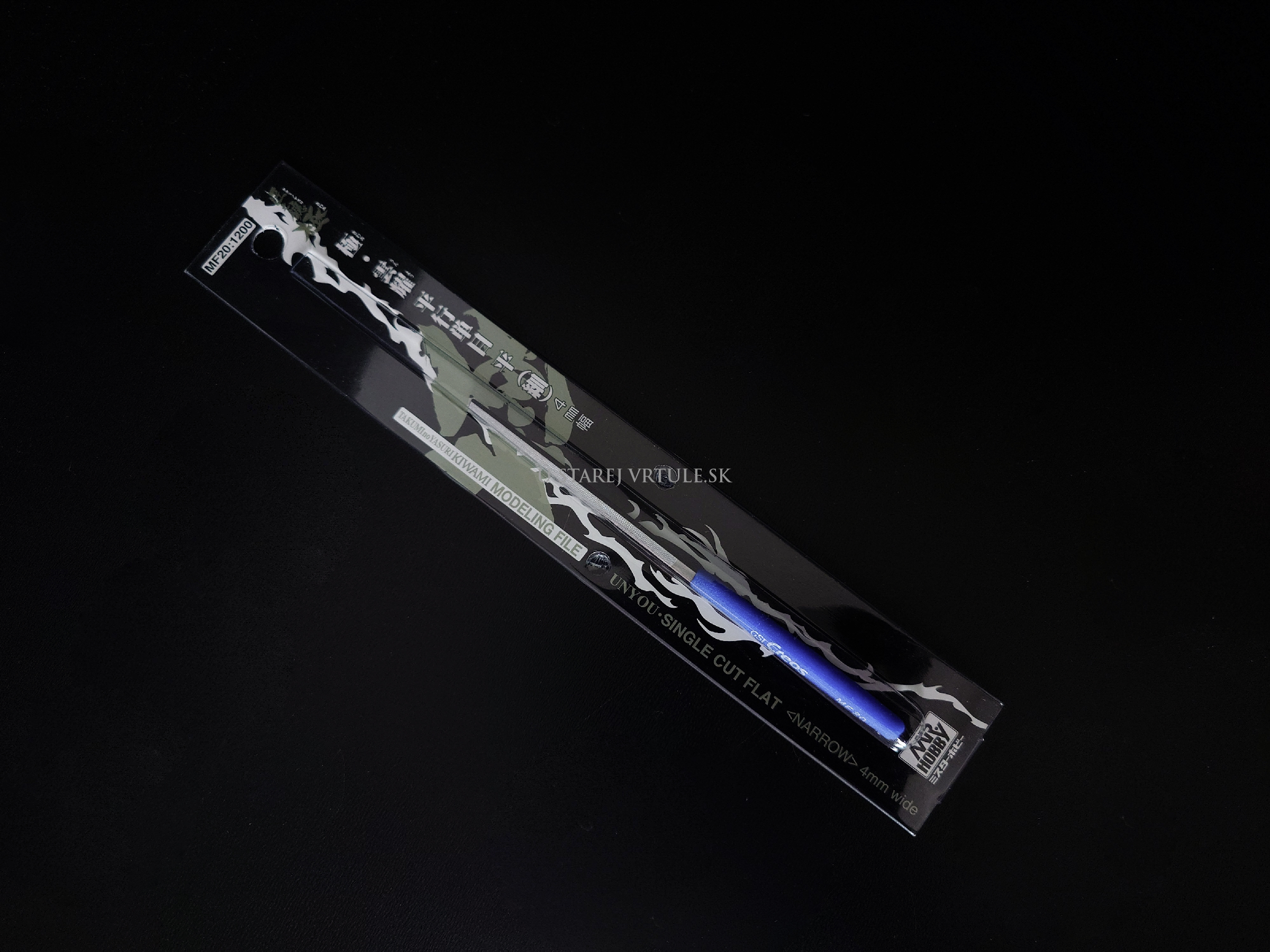 TAKUMI NO YASURI KIWAMI UNYOU SINGLE CUT MODELING FILE FLAT (NARROW) 4MM WIDE
