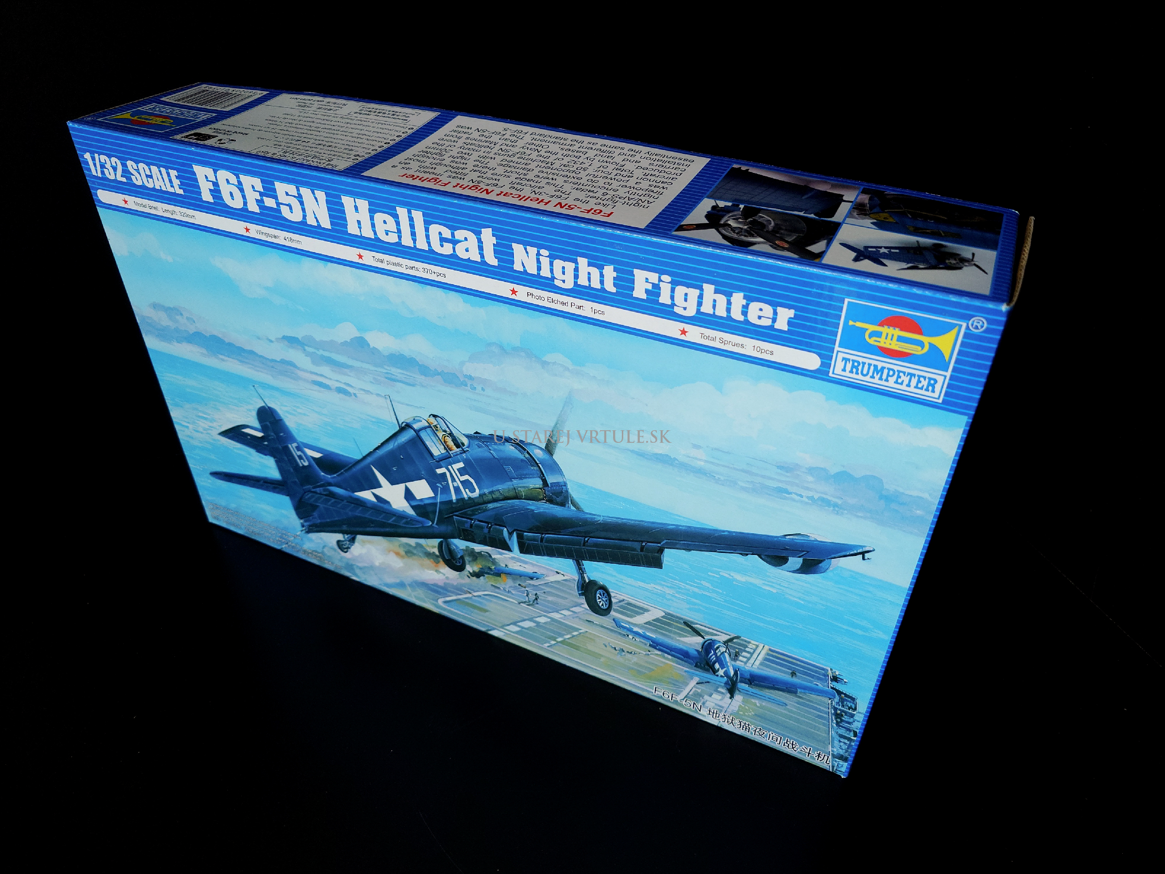 F6F-5N Hellcat Night Fighter 1/32 - rozbalený