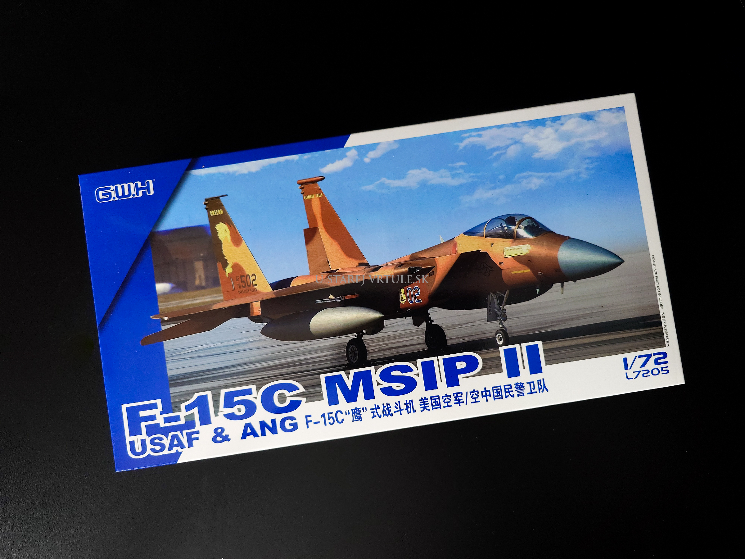 F-15C MSIP II Eagle USAF & ANG 1/72 (Rozbalený)