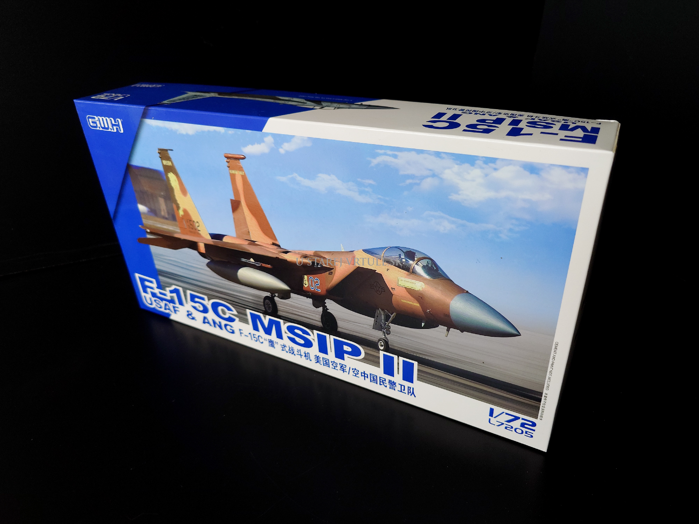 F-15C MSIP II Eagle USAF & ANG 1/72 (Rozbalený)