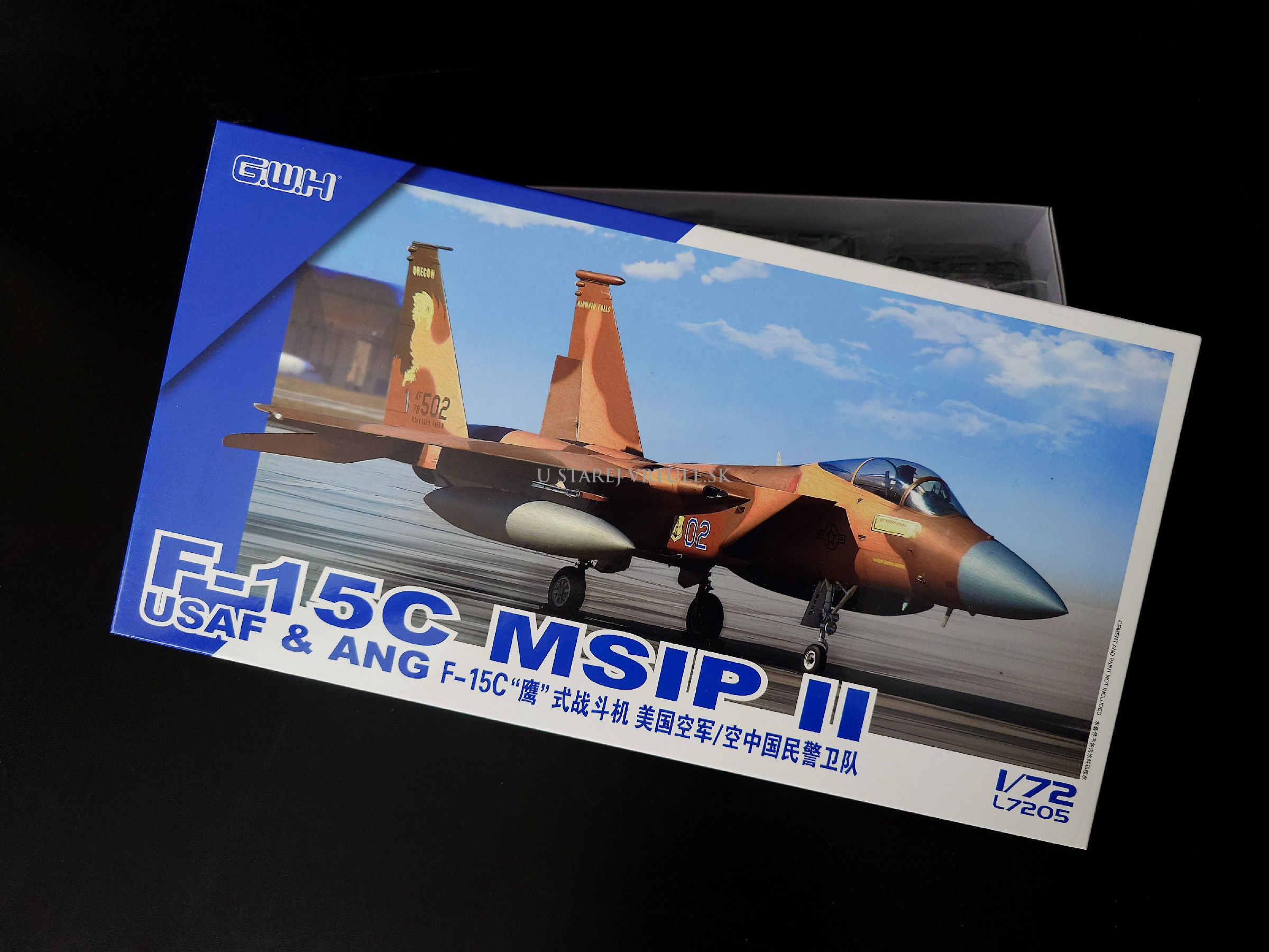 F-15C MSIP II Eagle USAF & ANG 1/72 (Rozbalený)
