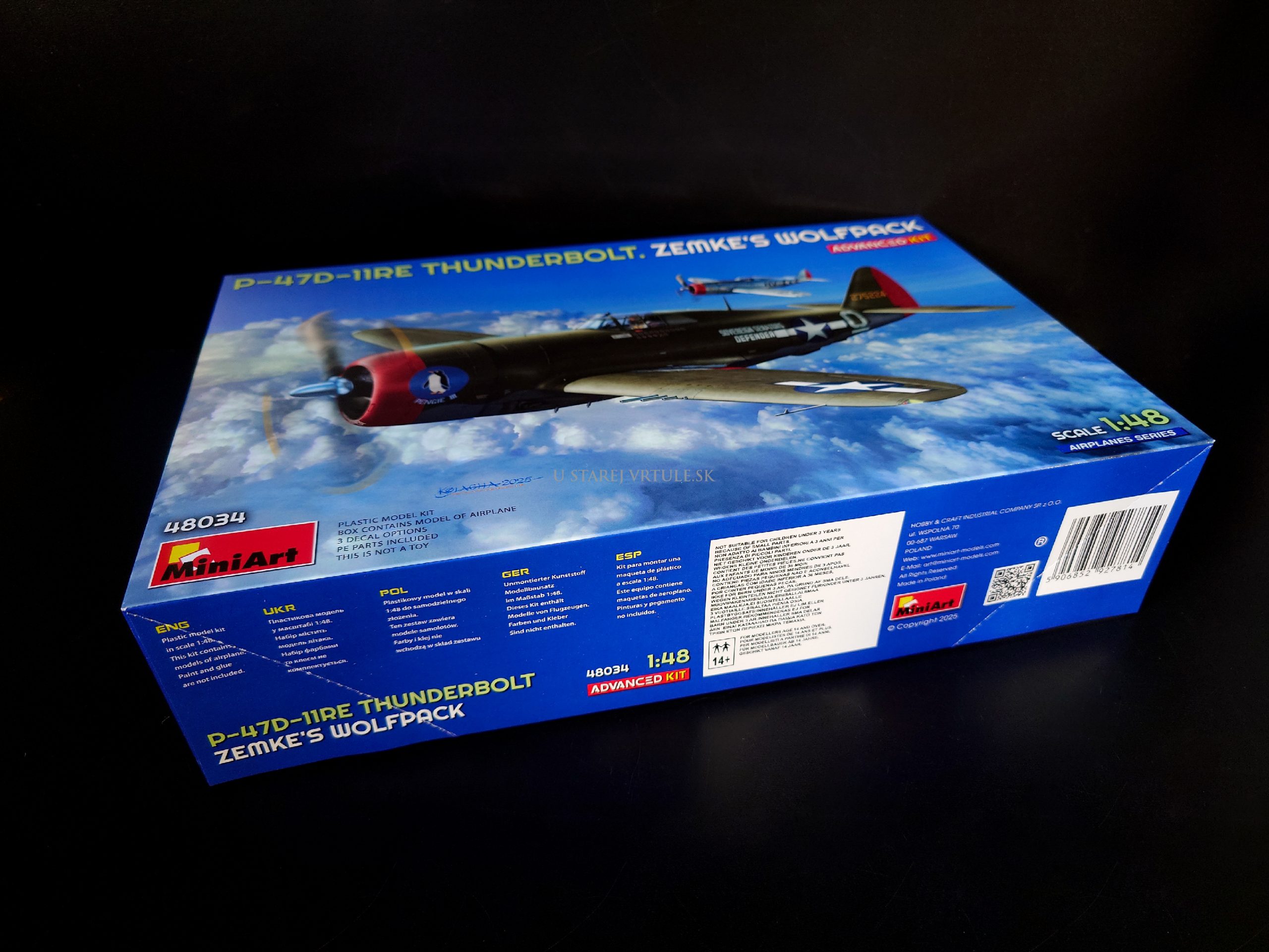 P-47D-11RE Thunderbolt Zemke’s Wolfpack Advanced Kit 1/48 – Obrázok 3