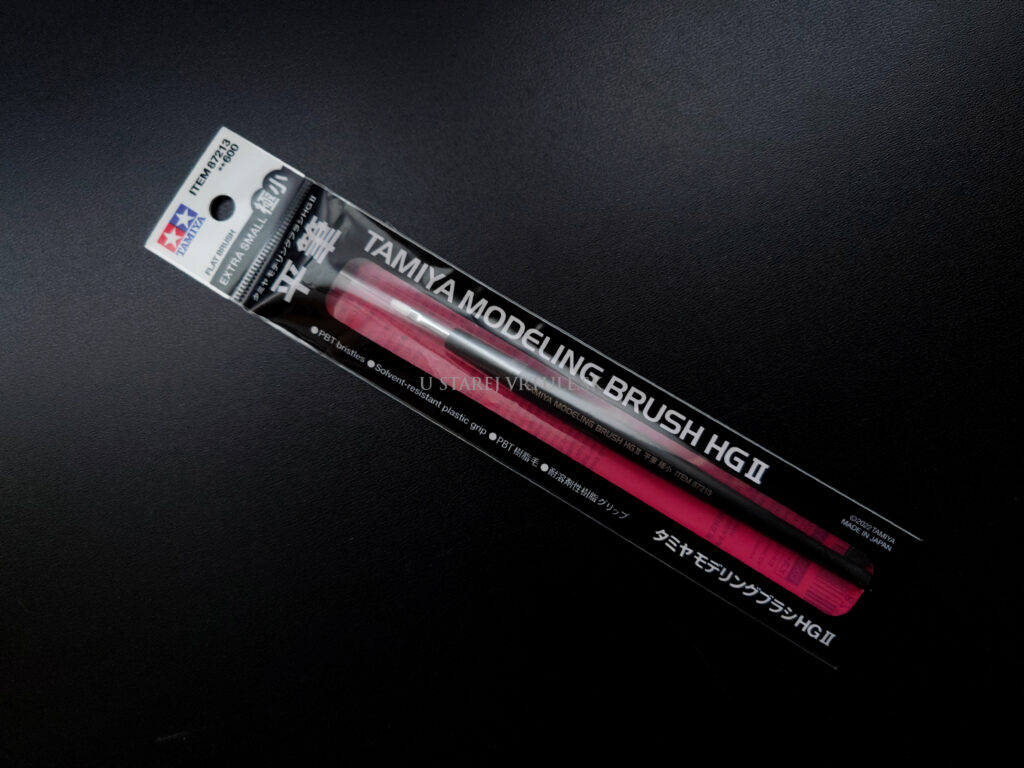 Tamiya Modeling Brush HG II Flat Brush - Extra Small