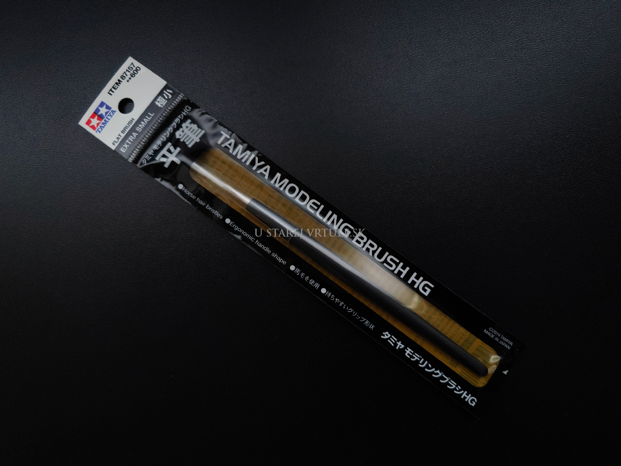 Tamiya Modeling Brush HG Flat Brush - Extra Small – Obrázok 1