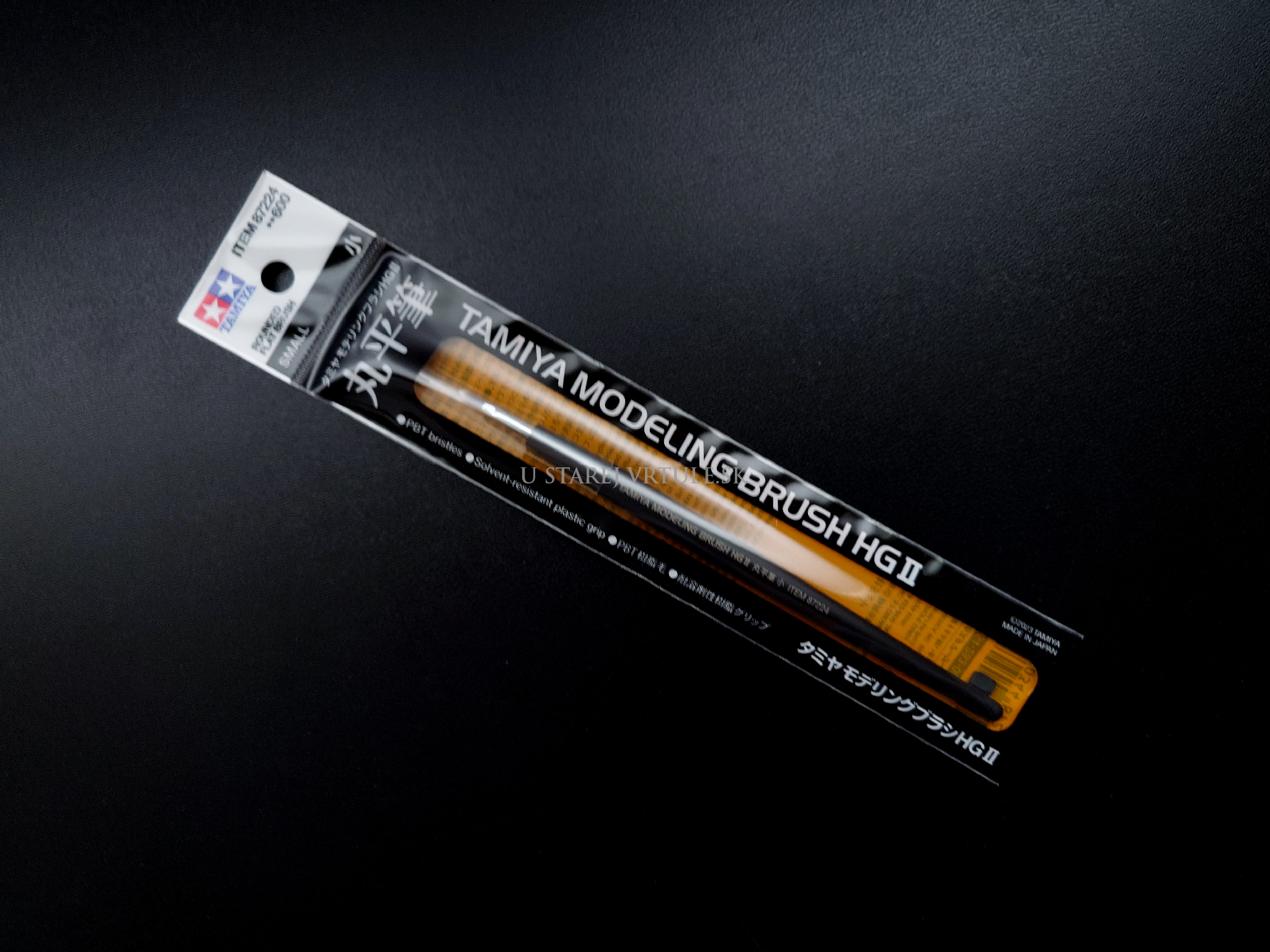 Tamiya Modeling Brush HG II Rounded Flat Brush - Small – Obrázok 1