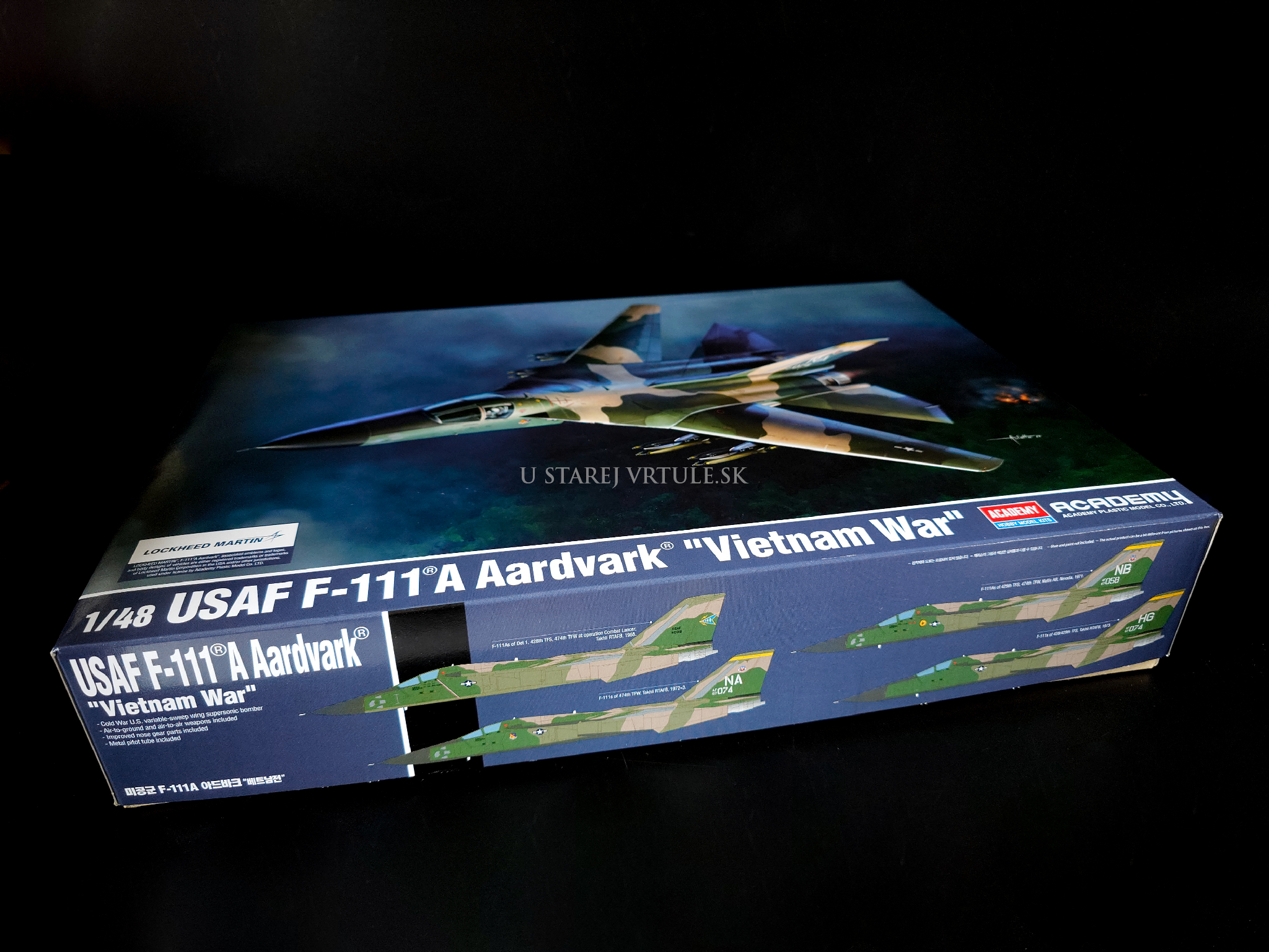 General Dynamics F-111A Aardvark 'Vietnam' 1/48 - rozbalený