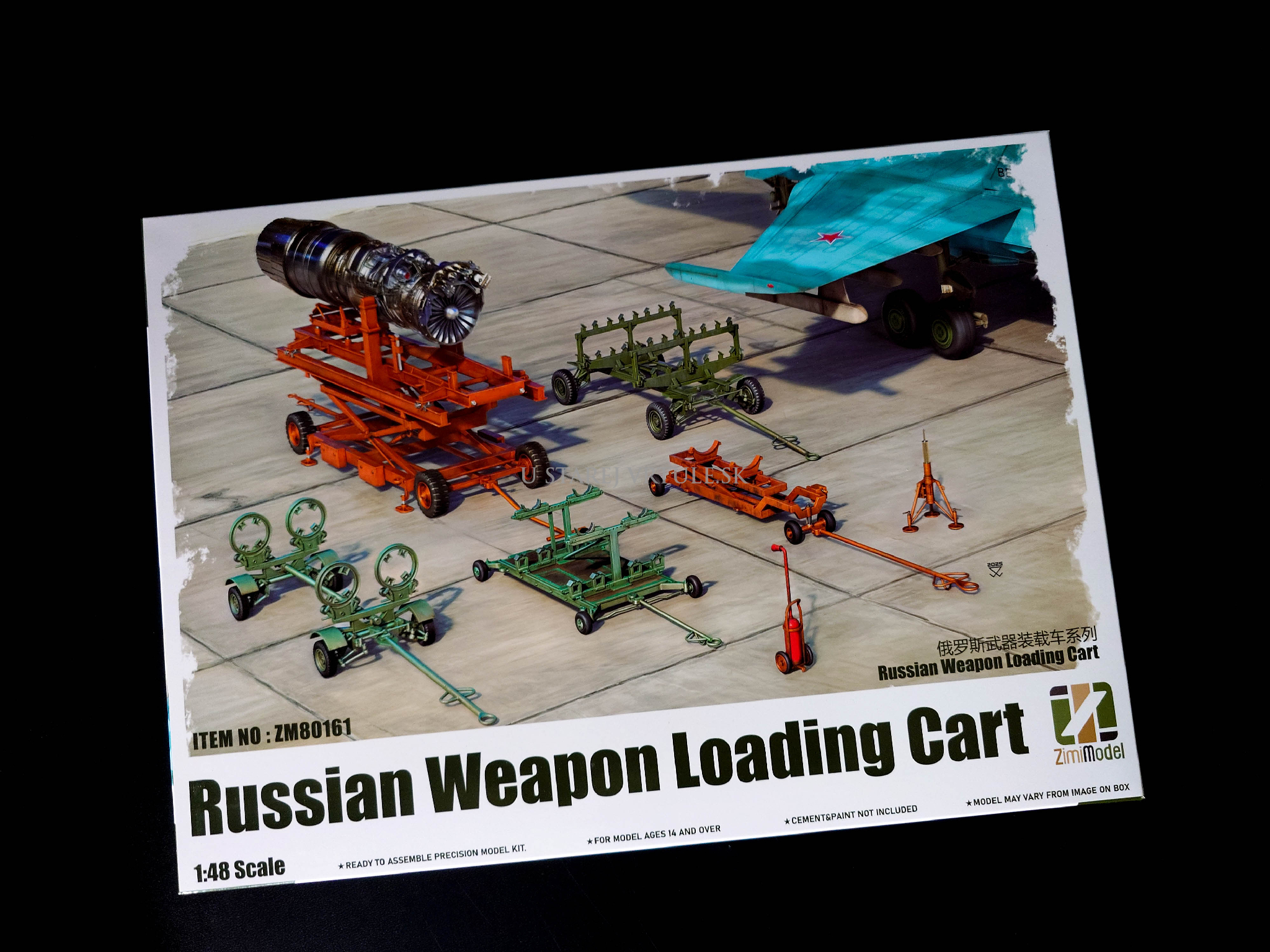 Russian Weapon Loading Cart 1/48