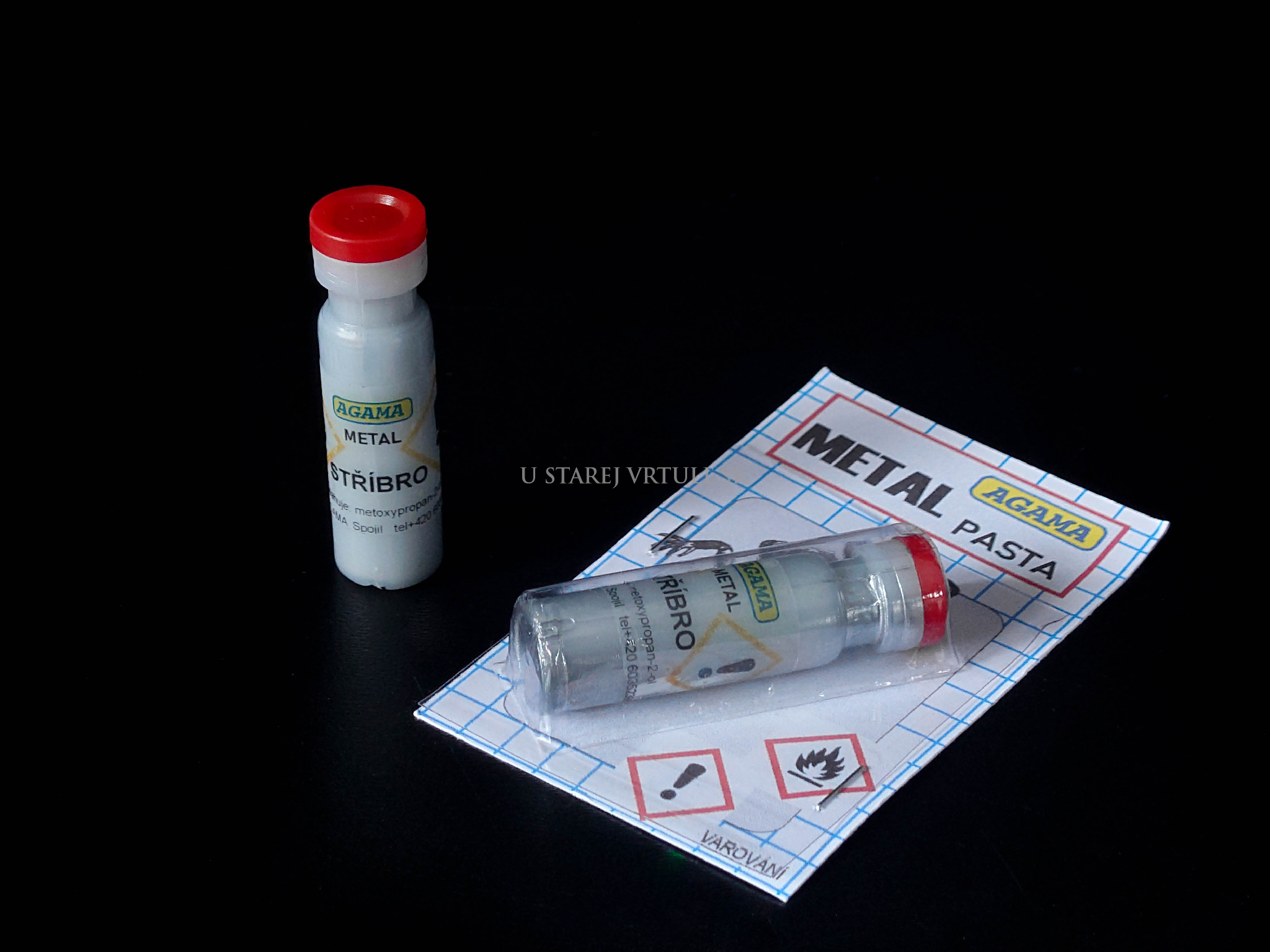 Agama Metallic Paste 3ml - SILVER