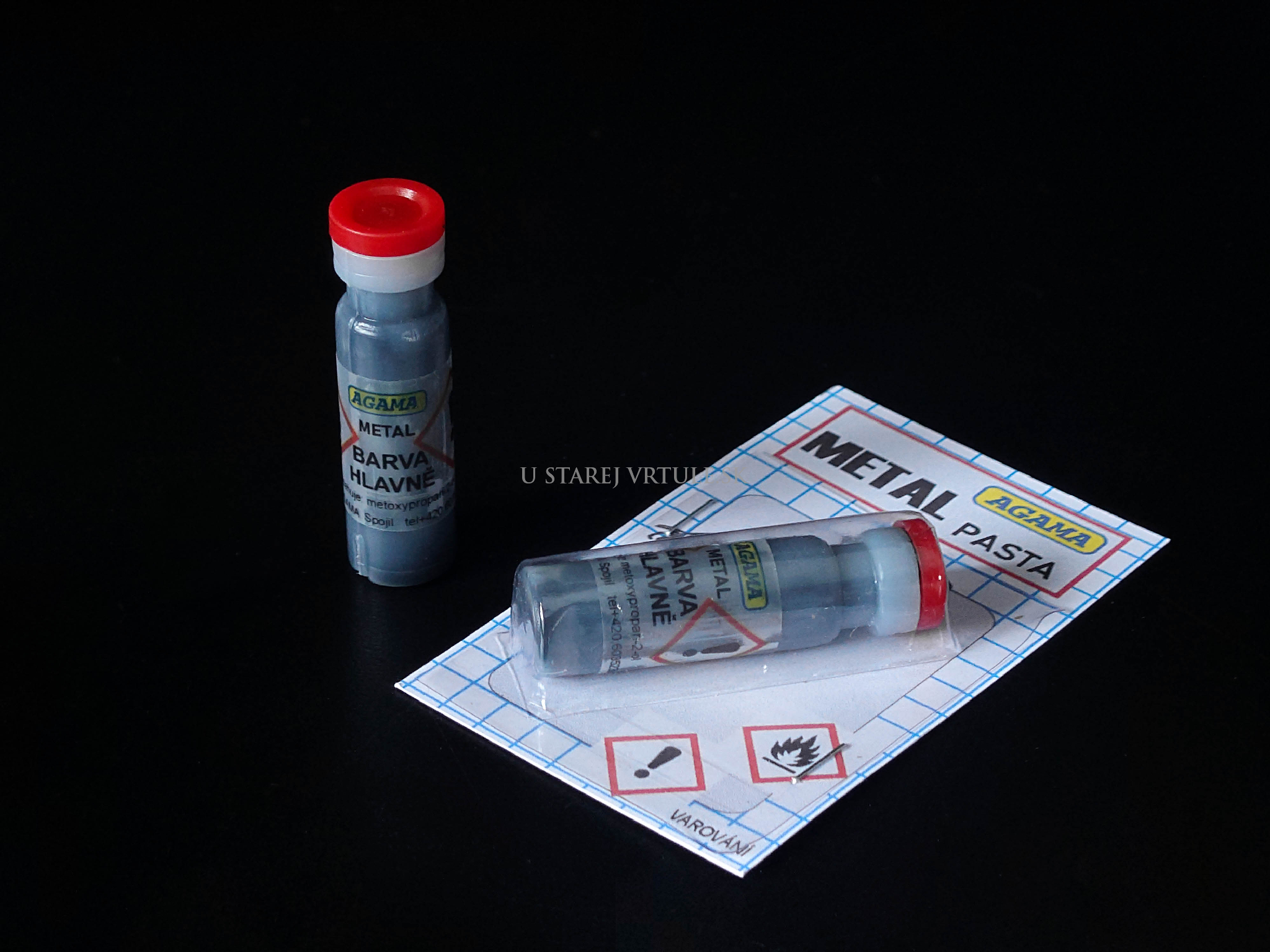 Agama Metallic Paste 3ml - GUN METAL