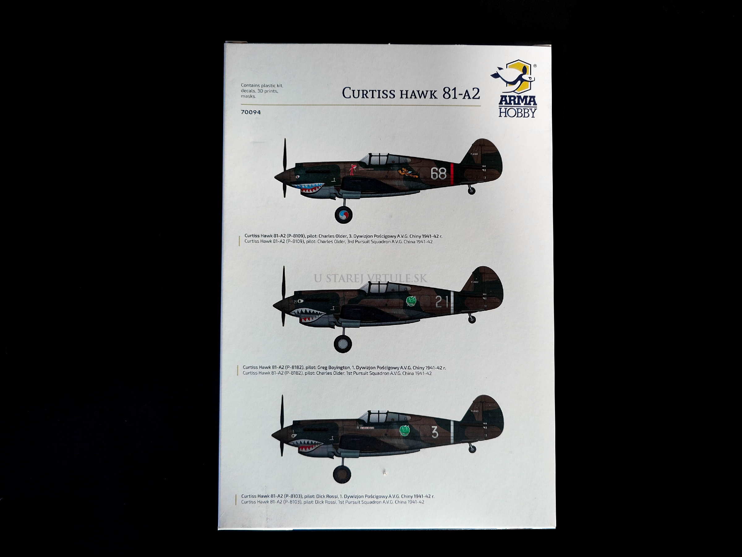 Curtiss Hawk 81-A2 Flying Tigers 1/72