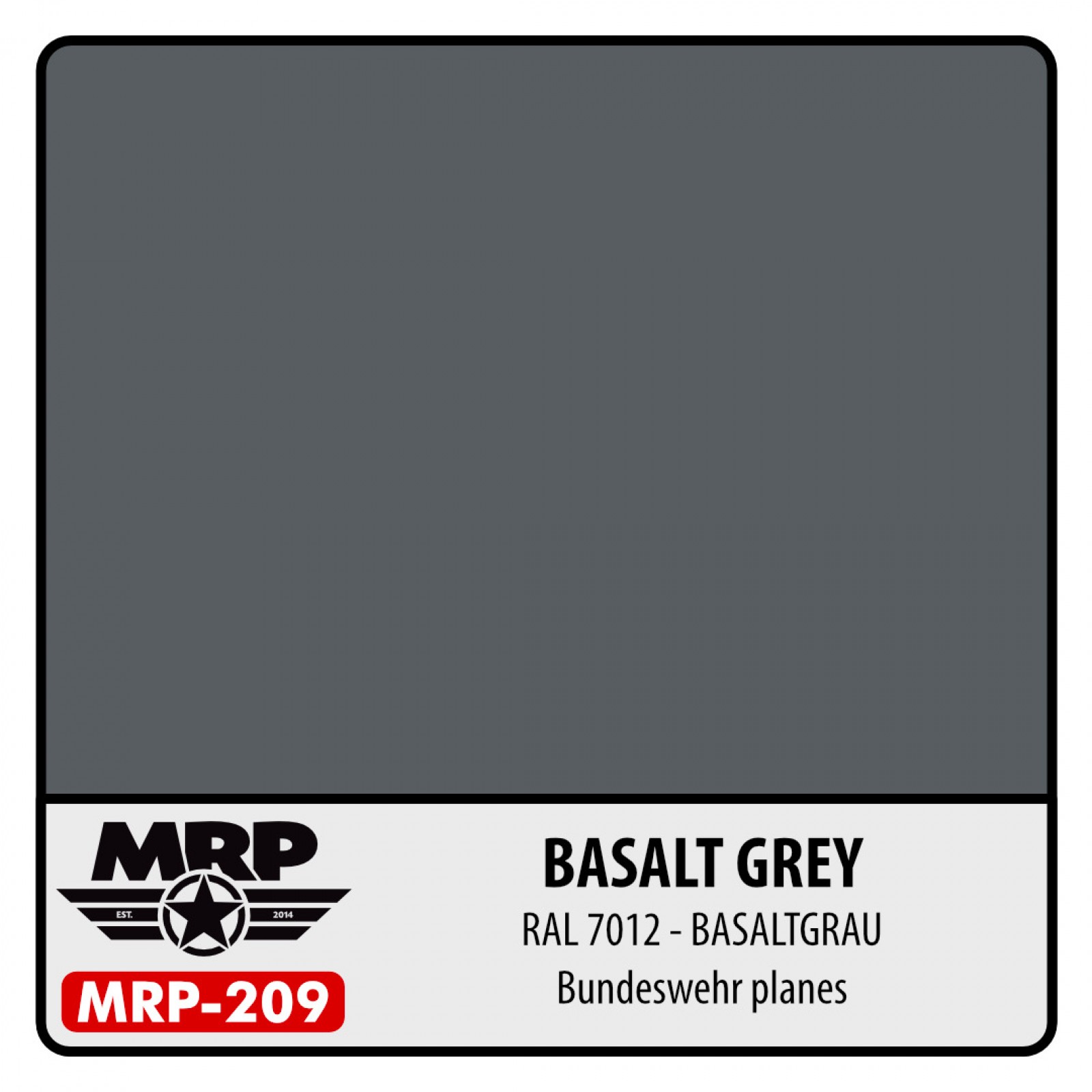 MRP-209 BASALT GREY RAL 7012