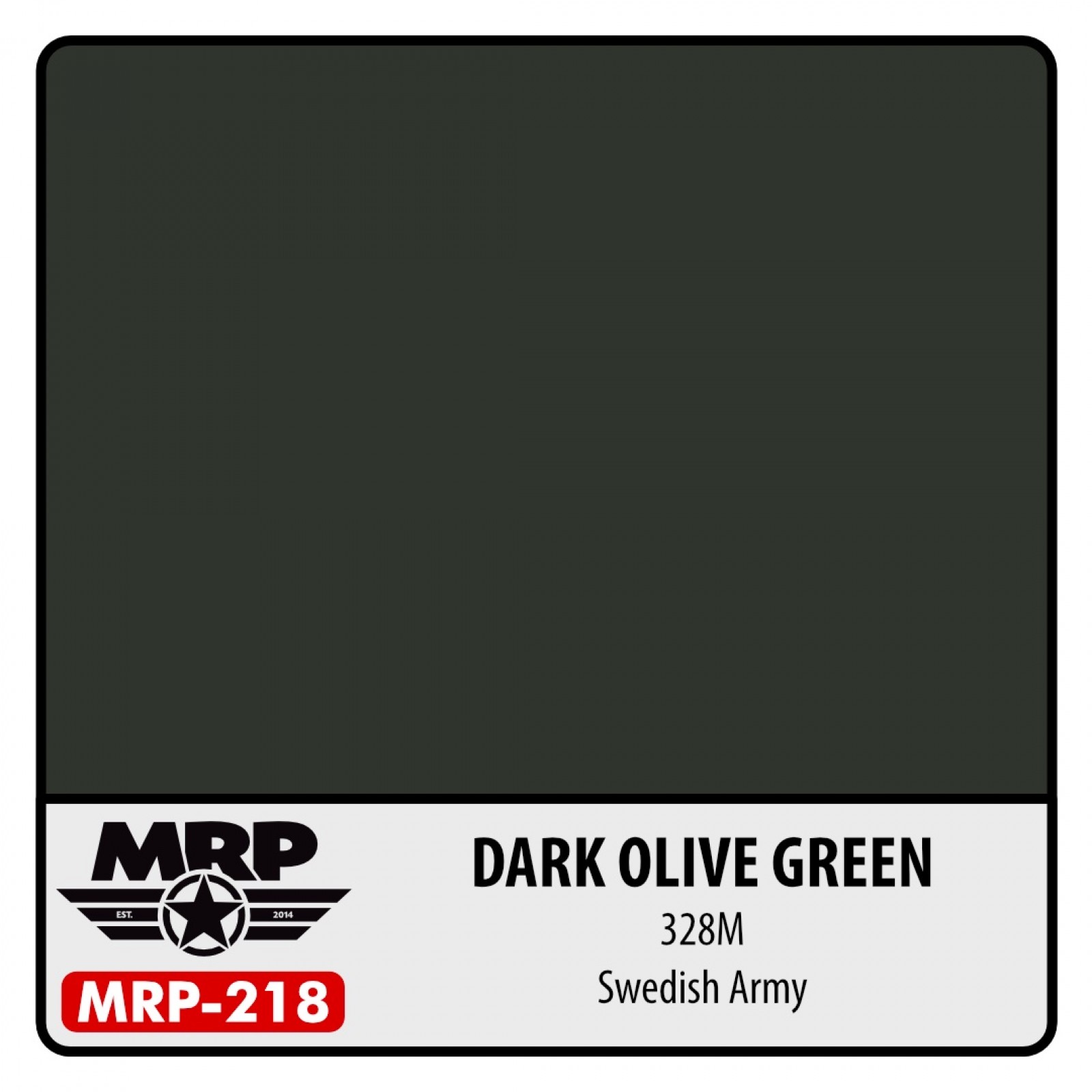 MRP-218 DARK OLIVE GREEN 328m (Swedish Army)