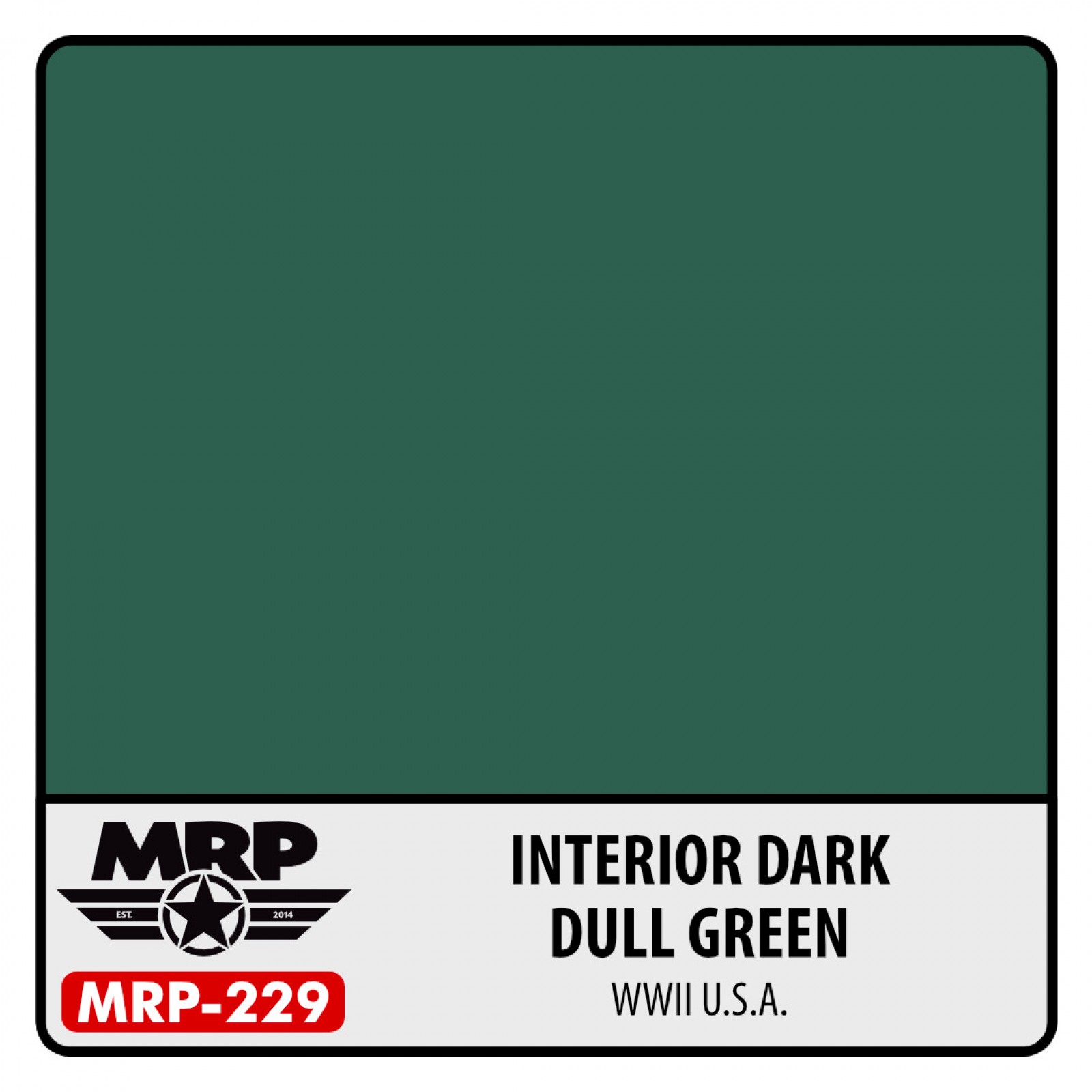 MRP-229 INTERIOR DARK DULL GREEN (WWII USA)