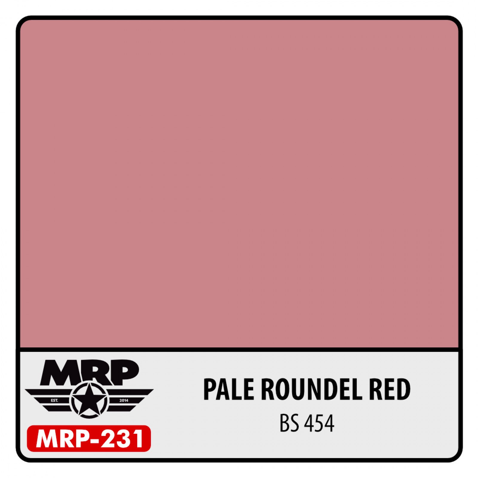 MRP-231 PALE ROUNDEL RED BS 454