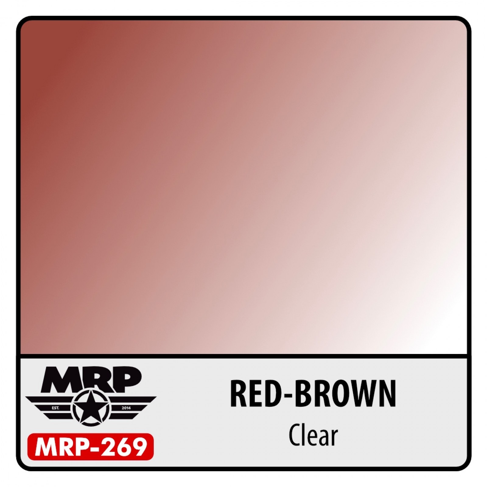 MRP-269 RED-BROWN clear