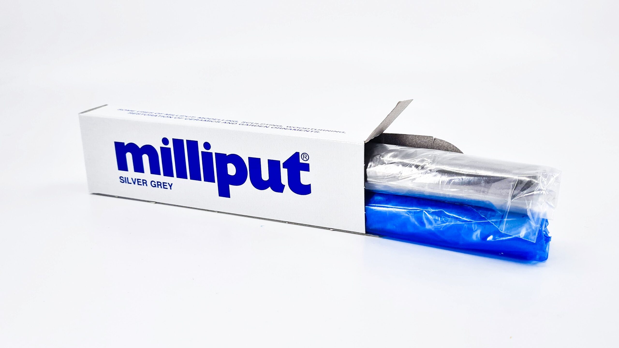MILLIPUT: SILVER GREY TWO PART EPOXY PUTTY (113 gr.)