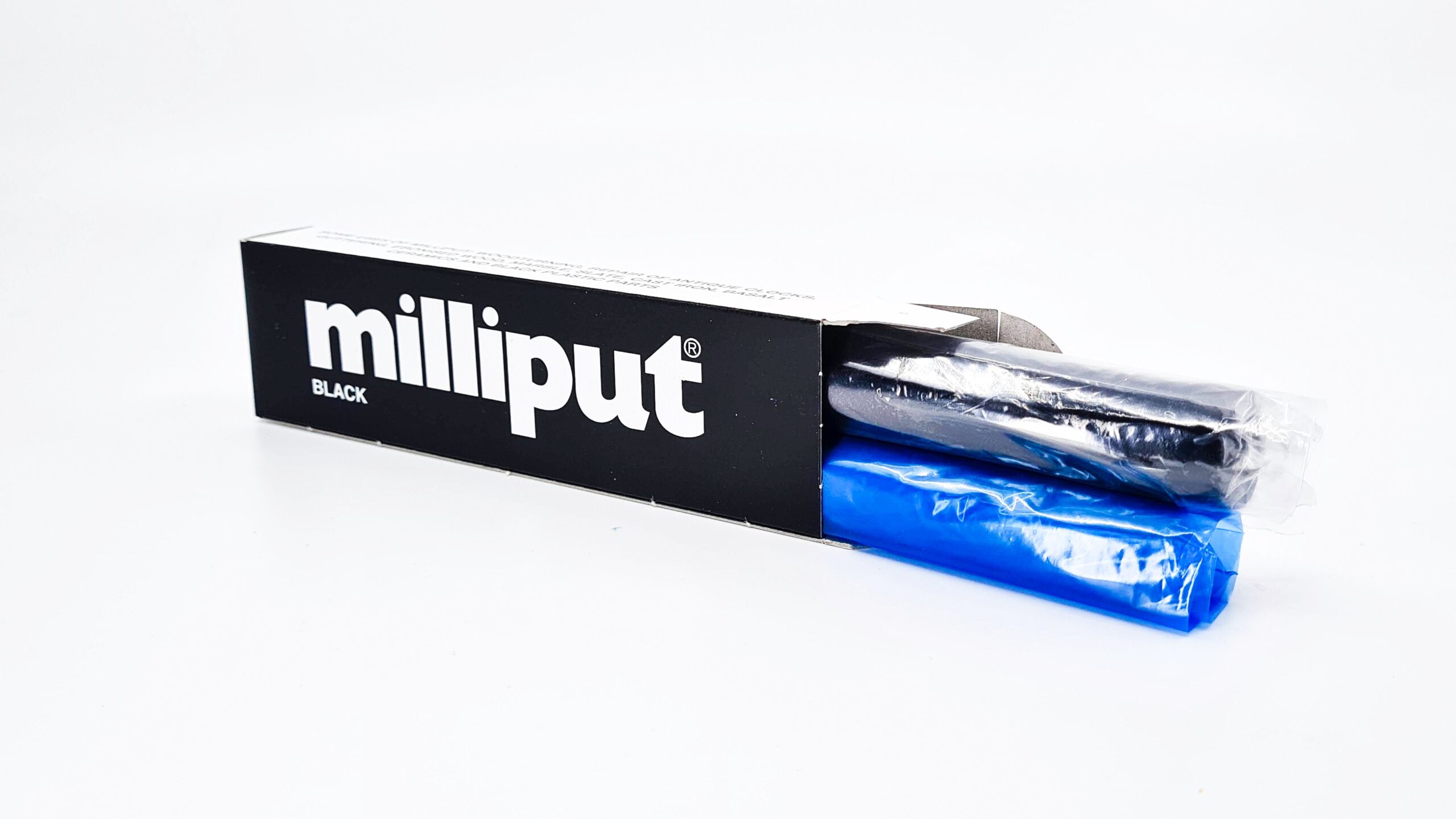 MILLIPUT: BLACK TWO PART EPOXY PUTTY (113 gr.)